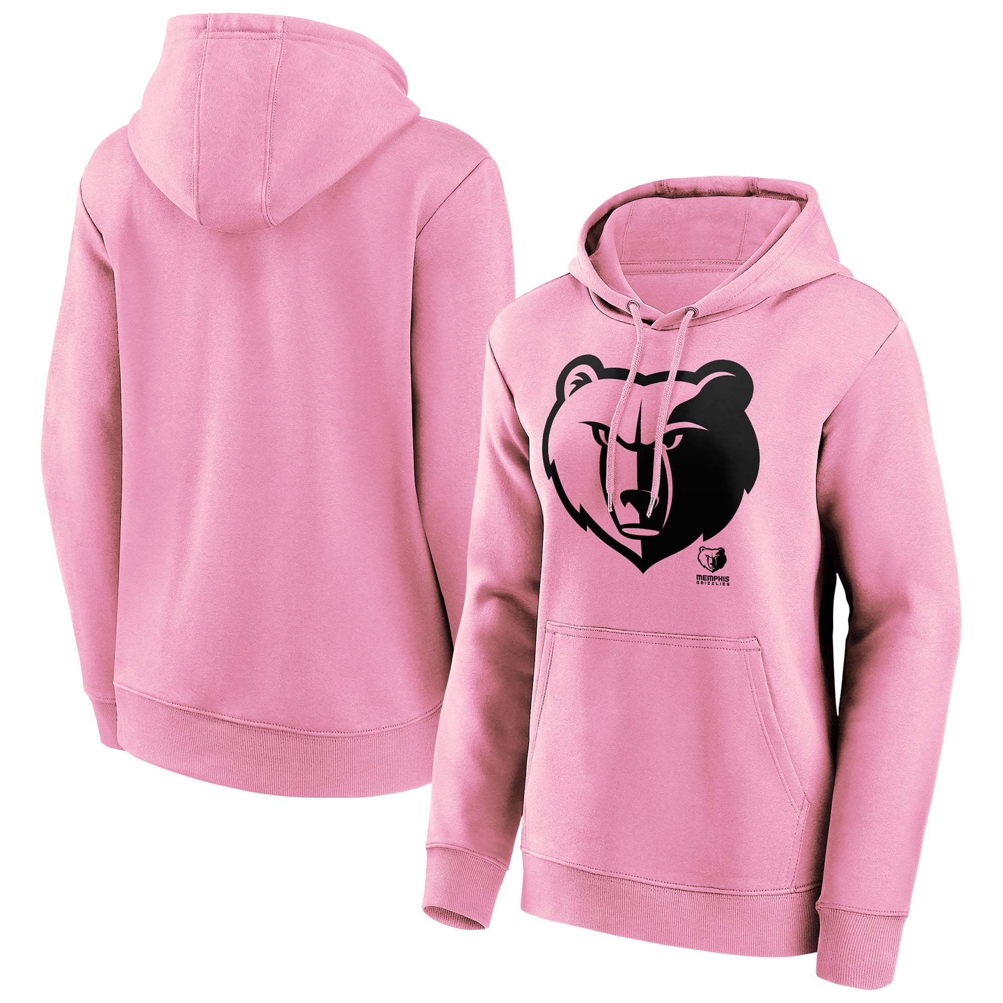 Felpa con cappuccio con logo a colori di marca Fanatici di Memphis Grizzlies - Donna