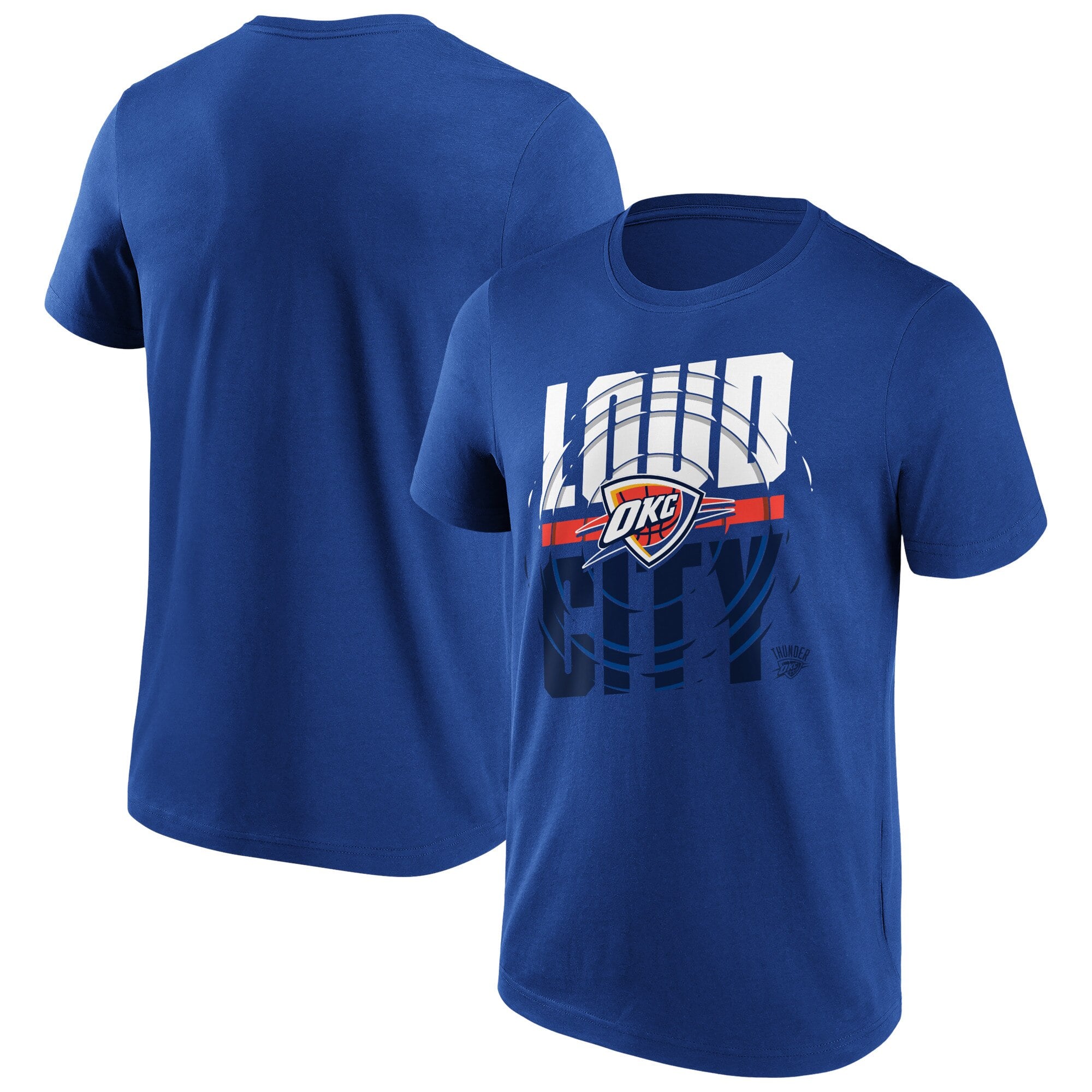 Camiseta con gráfico de Oklahoma City Thunder Fanatics Branded Iconic Hometown - Hombre