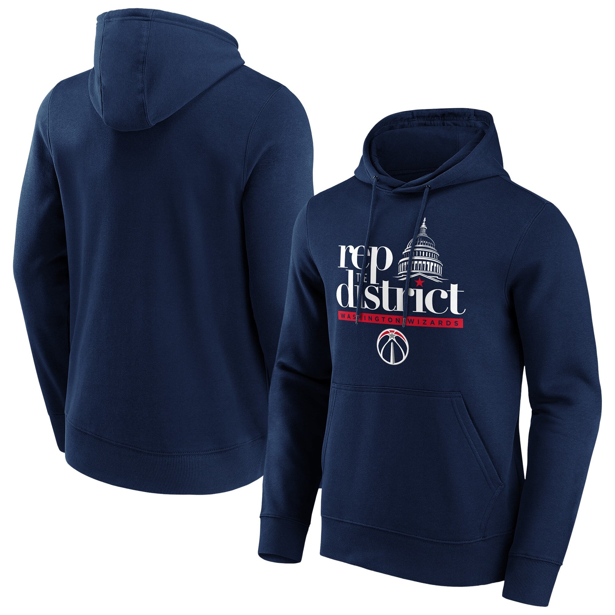 Washington Wizards Iconic Hometown Graphic Hoodie – Mens – Big and Tall