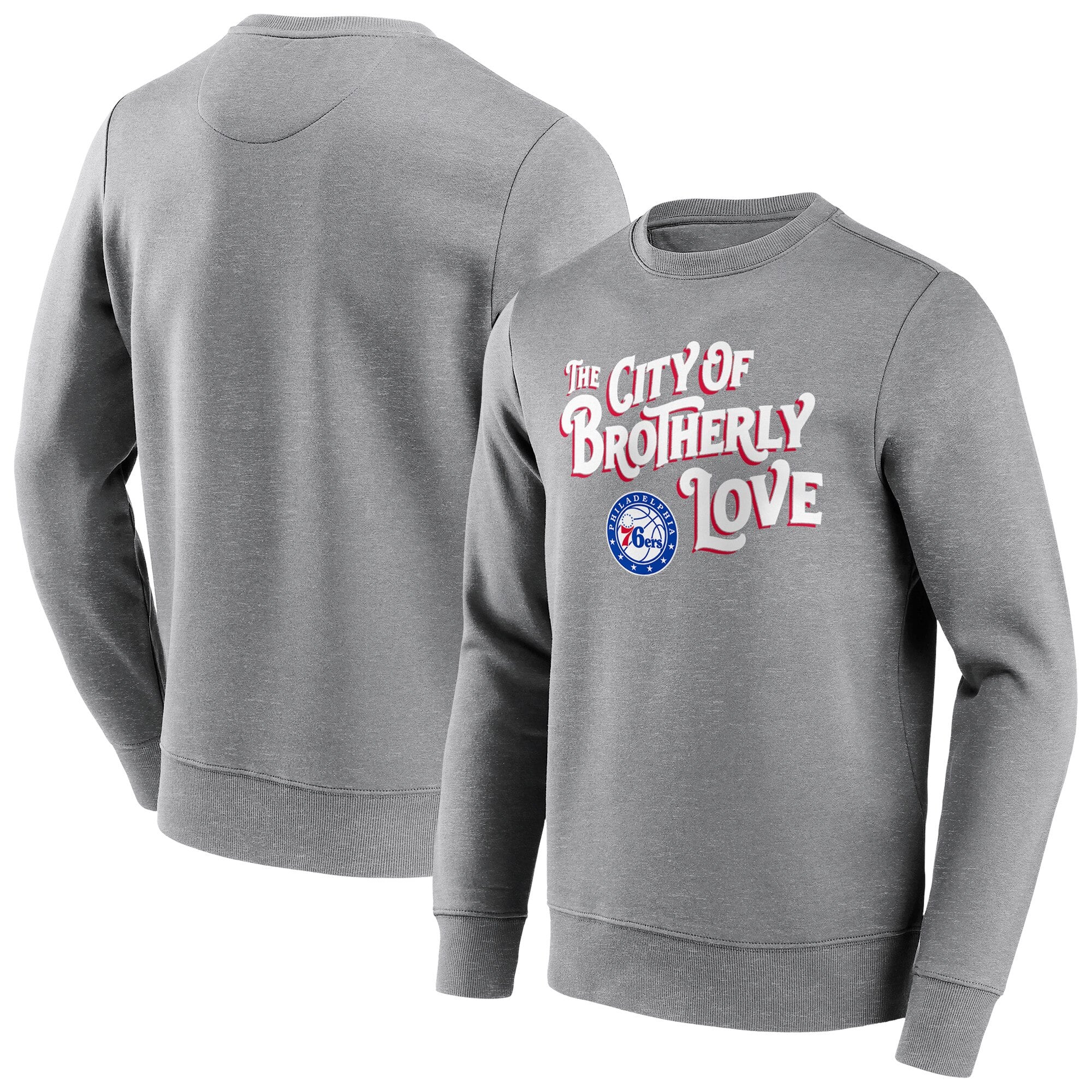 Philadelphia 76ers Fanatics Branded Iconic Hometown Graphic sudadera con cuello redondo - Hombre - Grande y alto