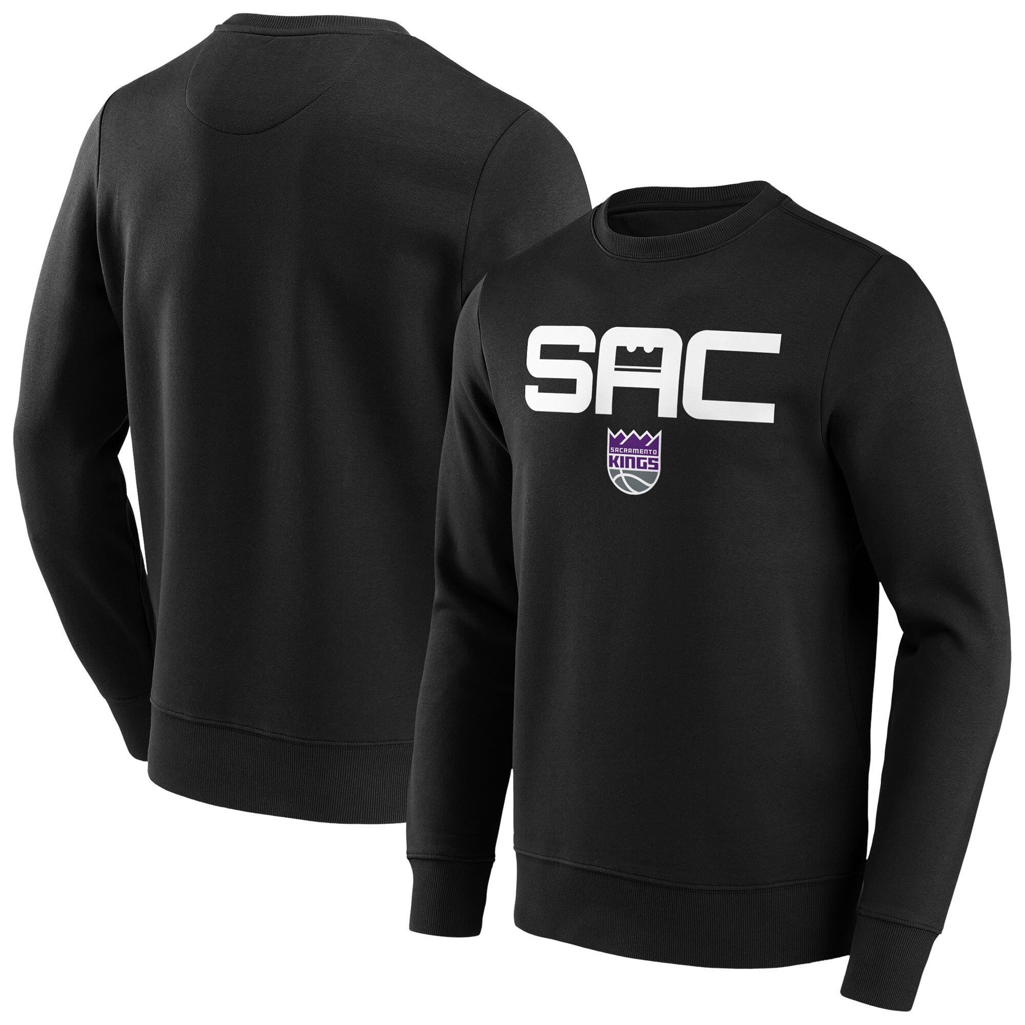 Sacramento Kings Iconic Hometown Graphic Crew Sweatshirt - Mens - Big and Tall