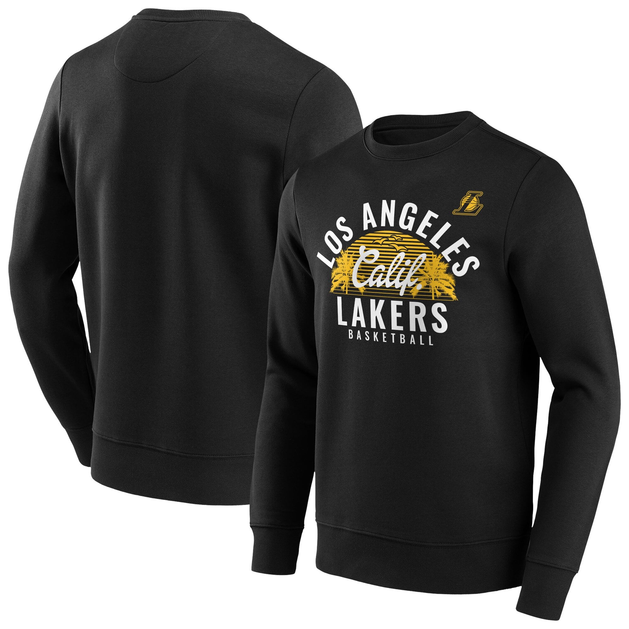 Los Angeles Lakers Fanatics Branded Iconic Hometown Graphic sudadera con cuello redondo - Hombre - Grande y alto