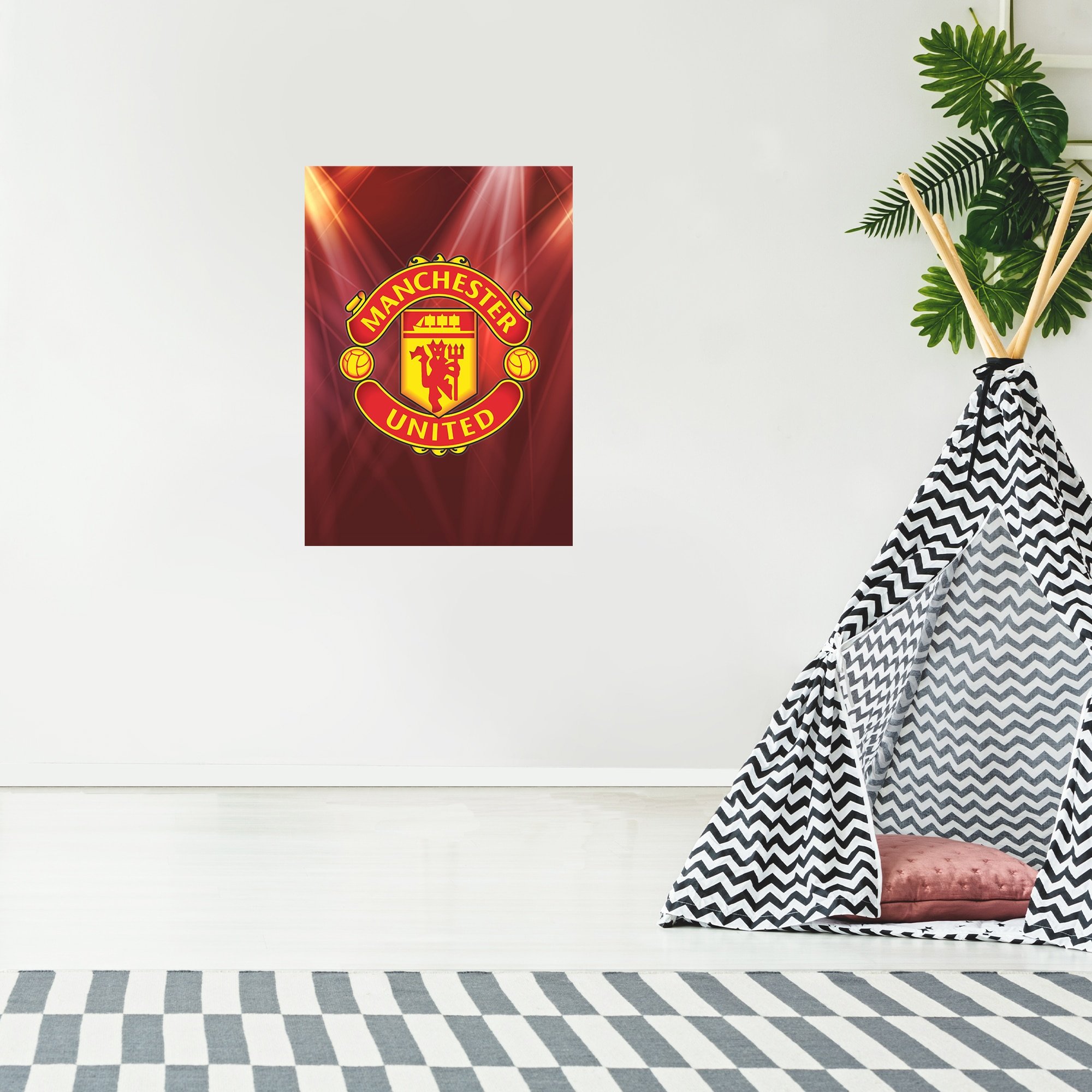 Stampa dello stemma del Manchester United - A3