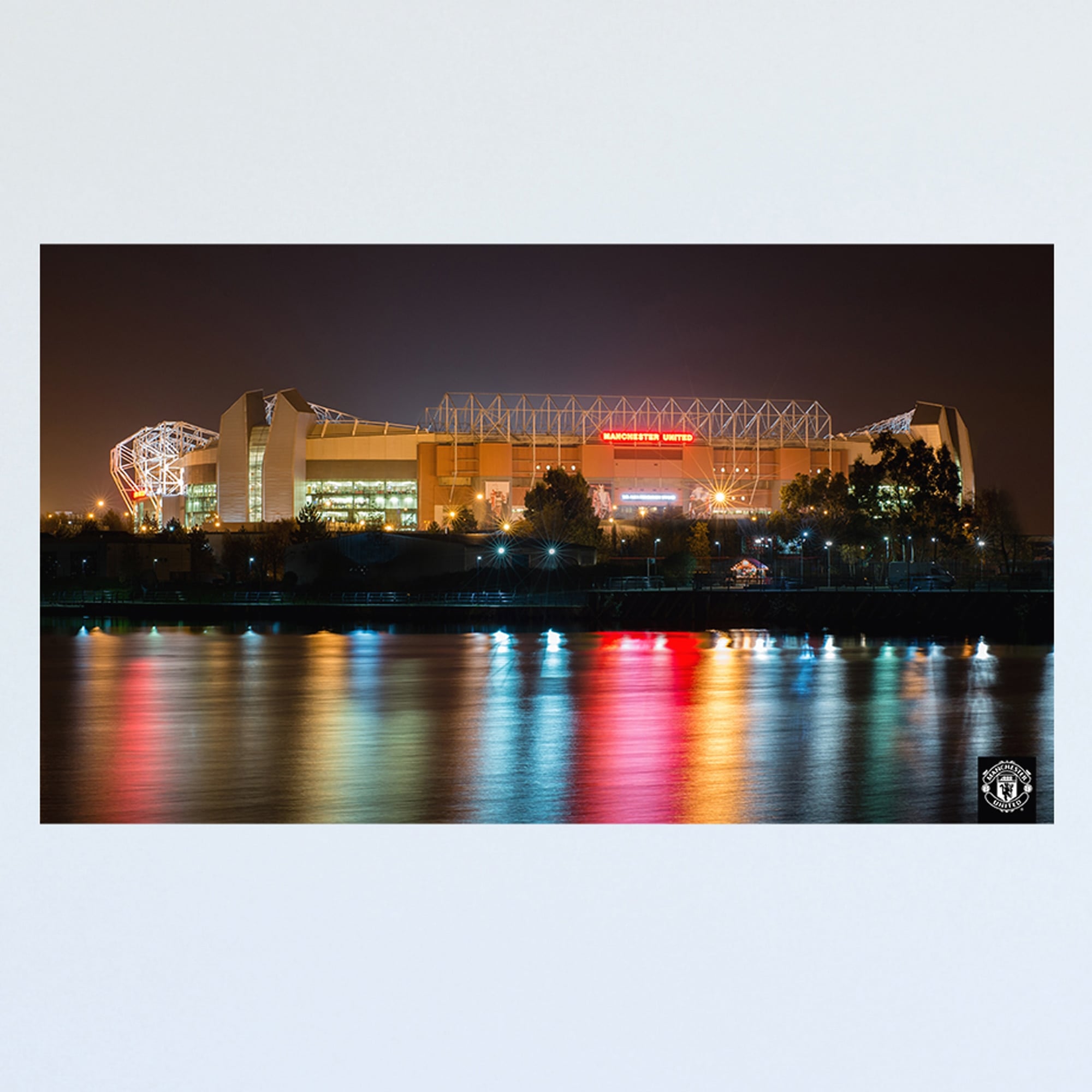 Stampa Manchester United Banks of the River Irwell - A2