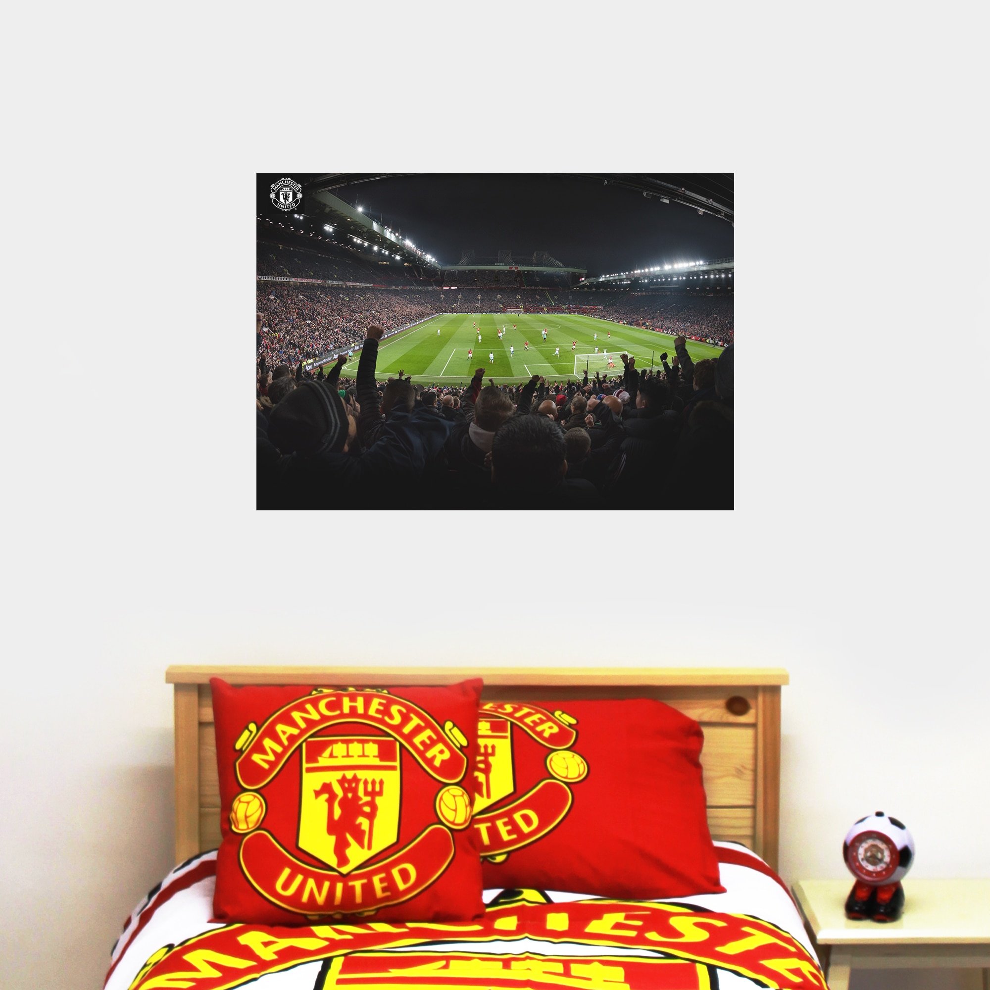 Manchester United Stretford End Goal Stampa - A3