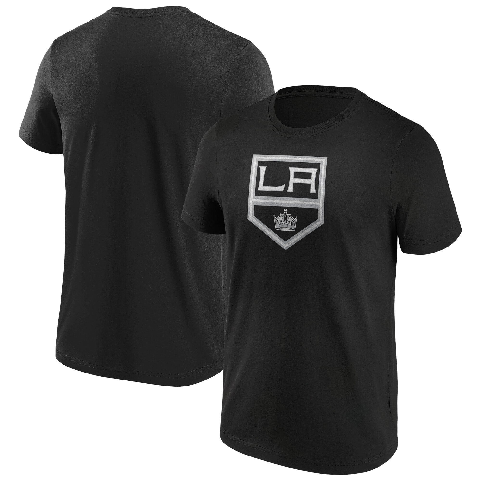 Los Angeles Kings Iconic Primary Colour Logo Graphic T-Shirt – Black – Mens
