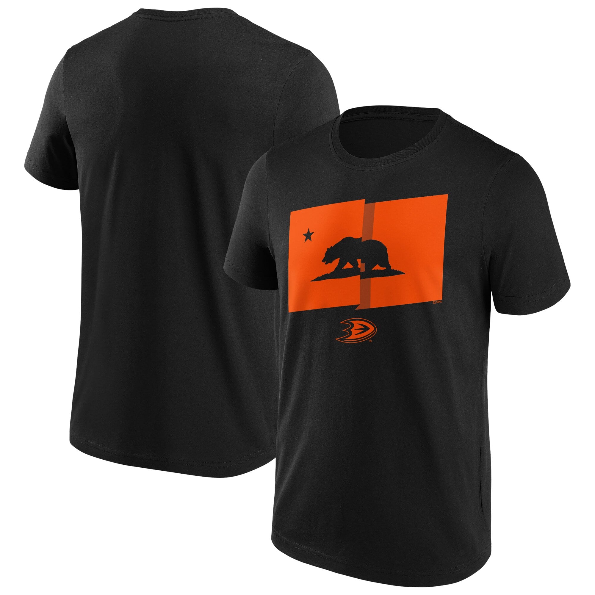 Anaheim Ducks Hometown Graphic T-Shirt – Black – Mens Anaheim Ducks Hometown Graphic T-Shirt – Black – Mens