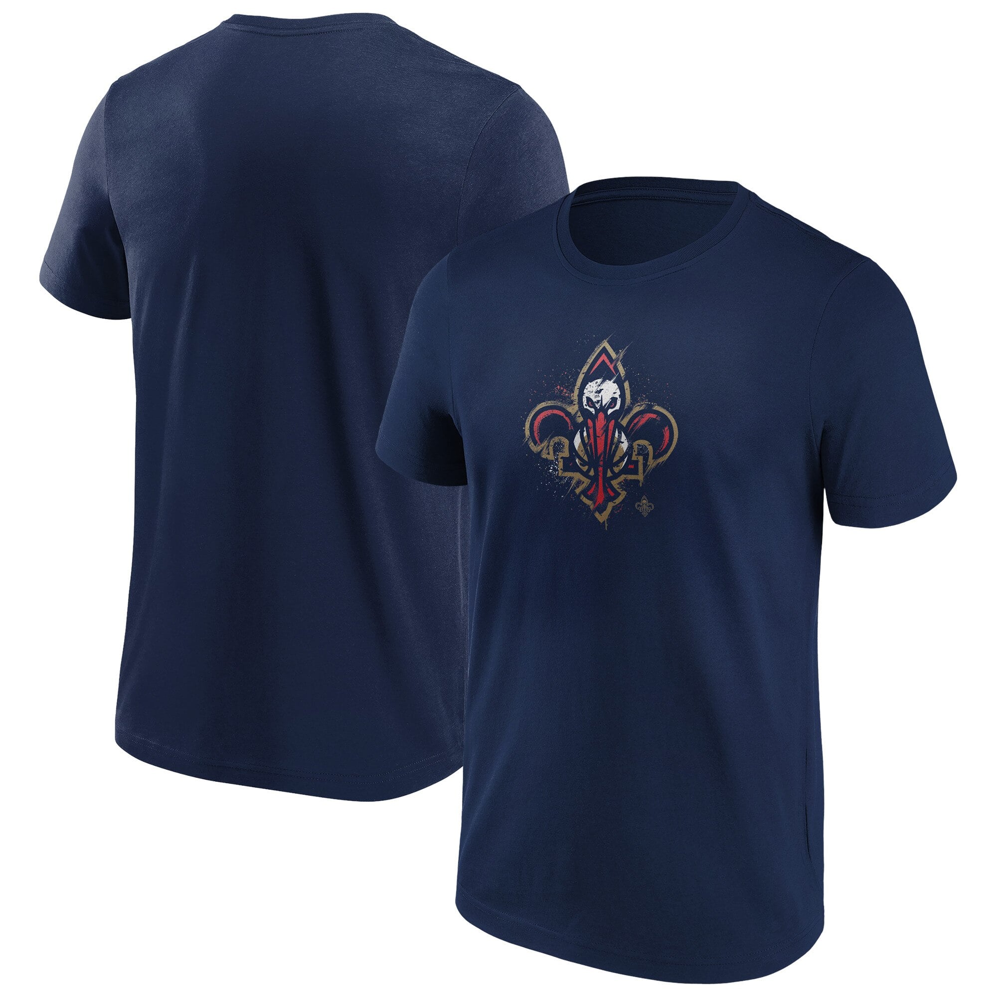 Camiseta con gráfico de salpicaduras de la marca New Orleans Pelicans Fanatics - Hombre