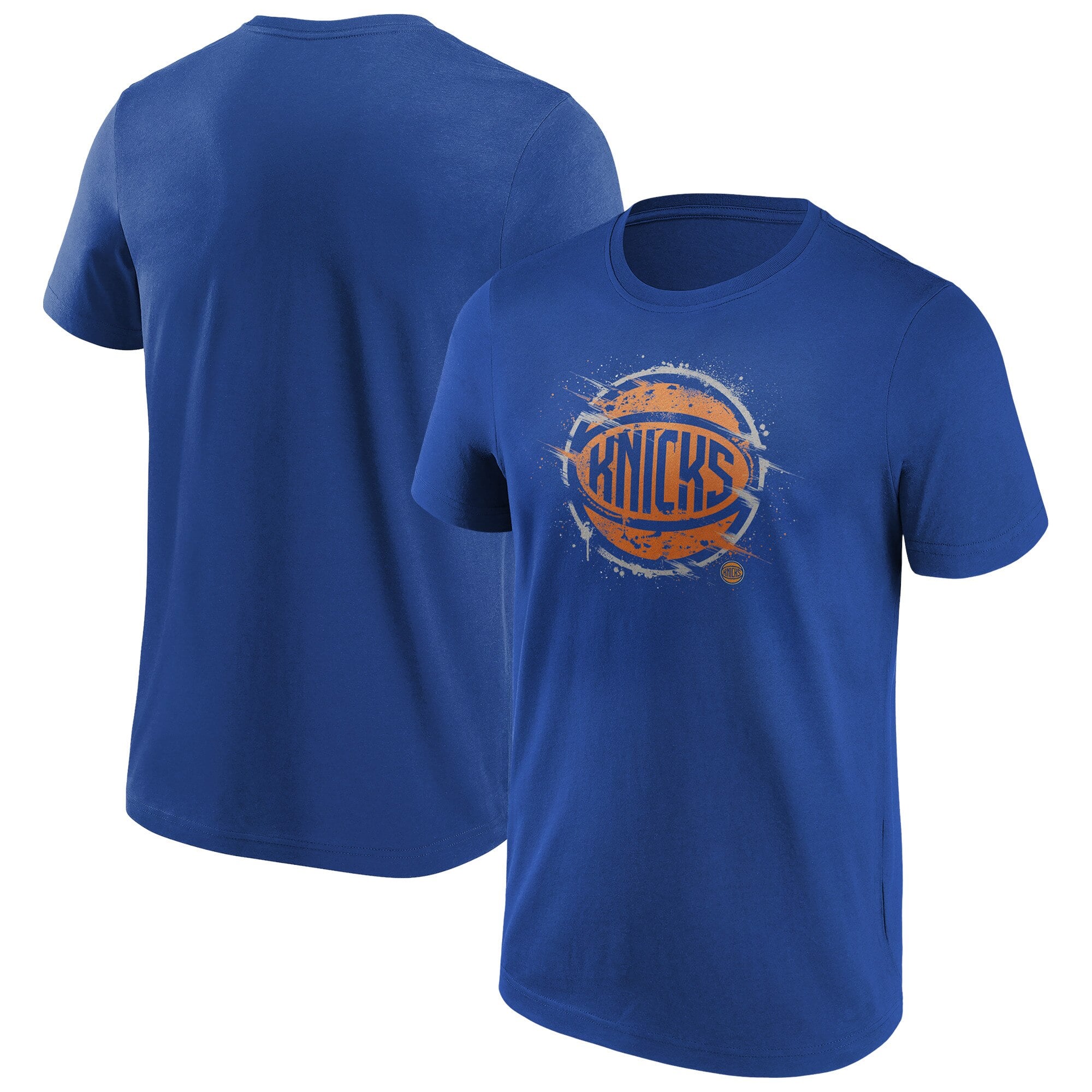 New York Knicks Fanatics Branded Splatter Graphic T-Shirt – Herren