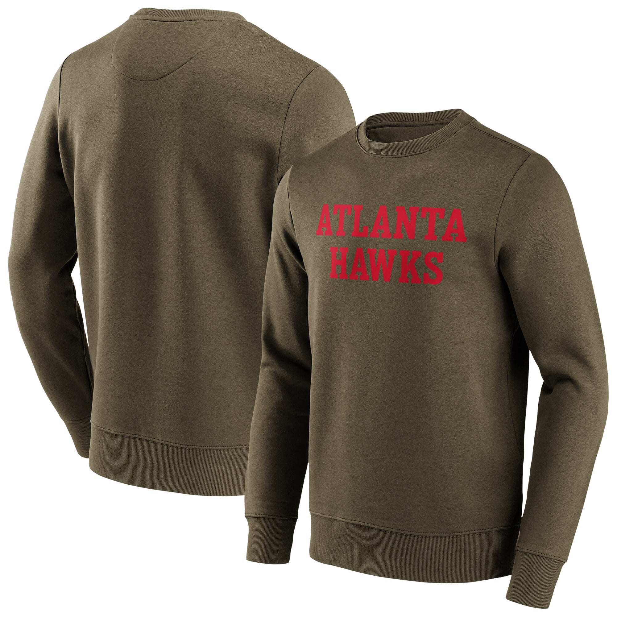 Sudadera Atlanta Hawks Fanatics Branded Fashion Color Wordmark Crew - Hombre