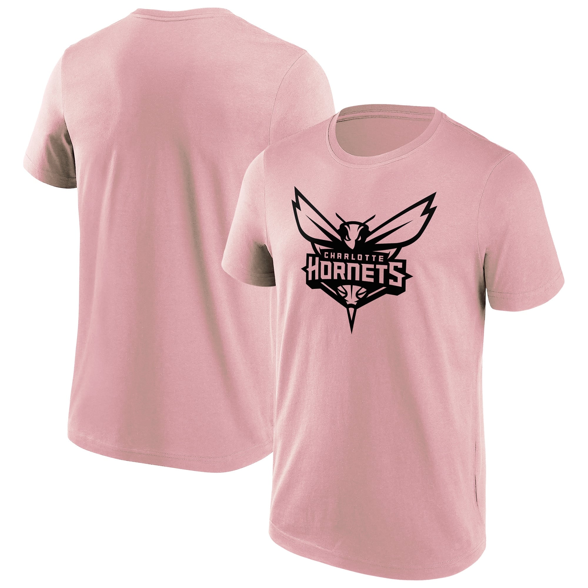 T-shirt con logo a colori alla moda con marchio Charlotte Hornets Fanatics - Uomo