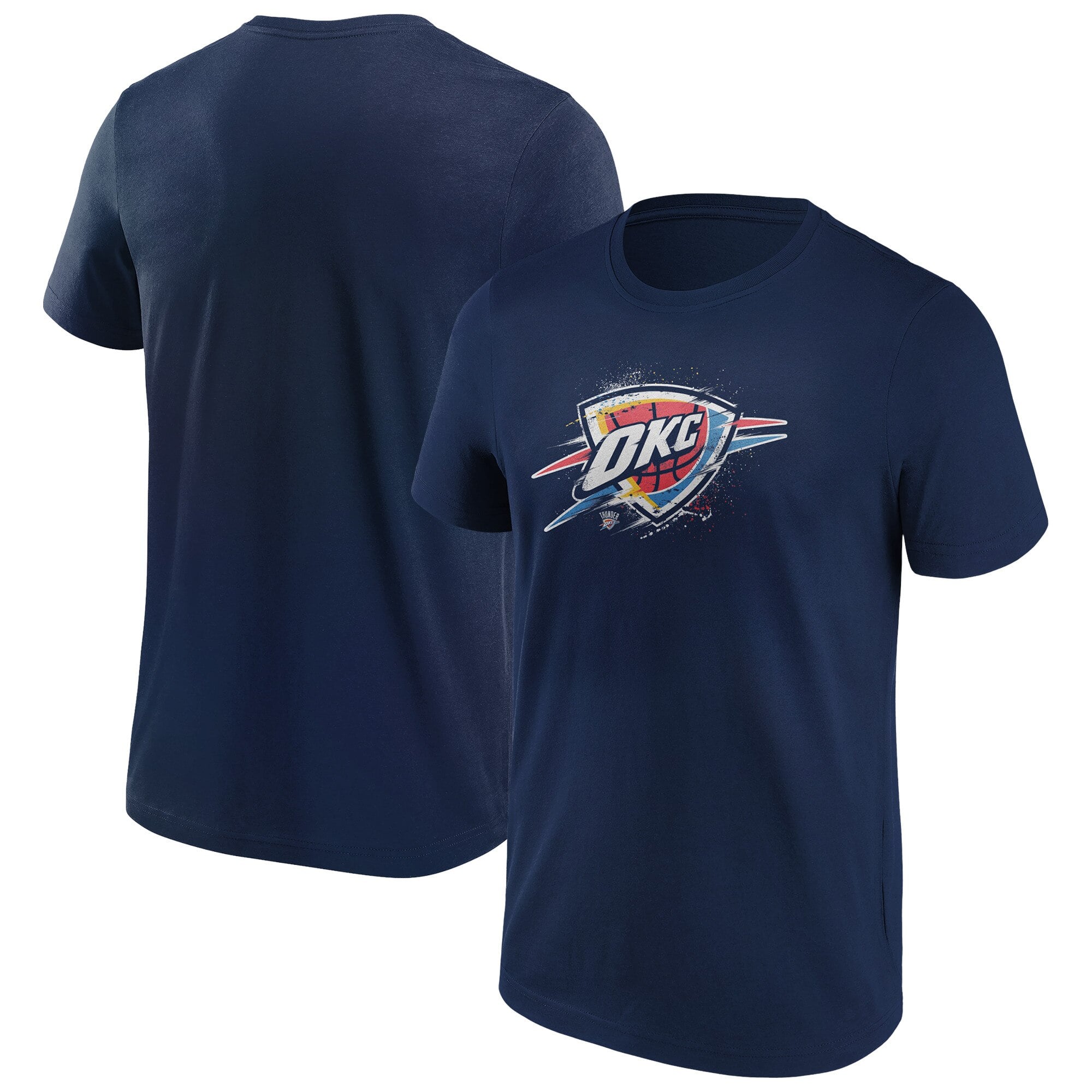 Oklahoma City Thunder Fanatics Branded Splatter Camiseta gráfica - Hombres