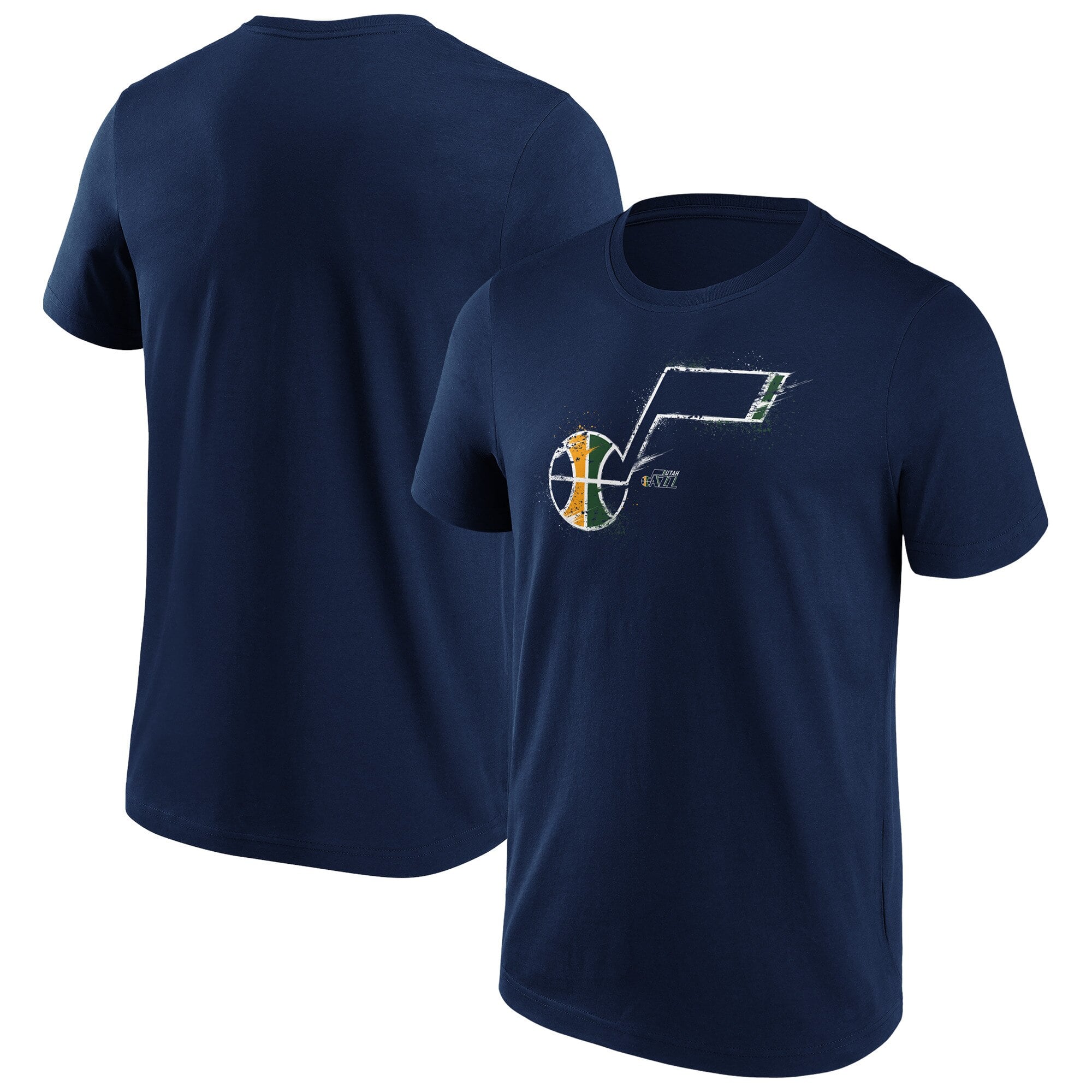 Camiseta con gráfico de salpicaduras de la marca Utah Jazz Fanatics - Hombre