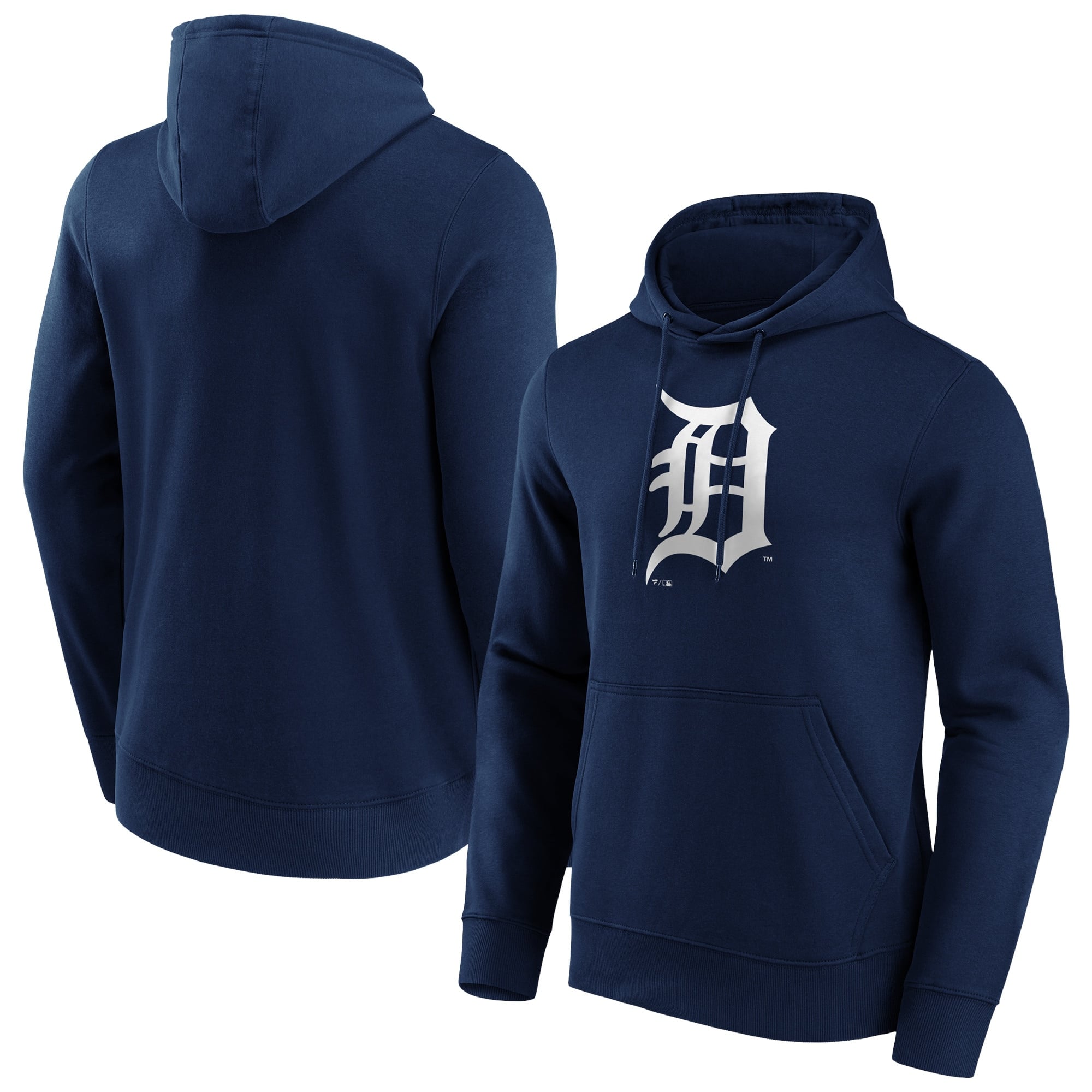 Felpa con cappuccio grafica con logo iconico a colori primari dei Detroit Tigers - Uomo