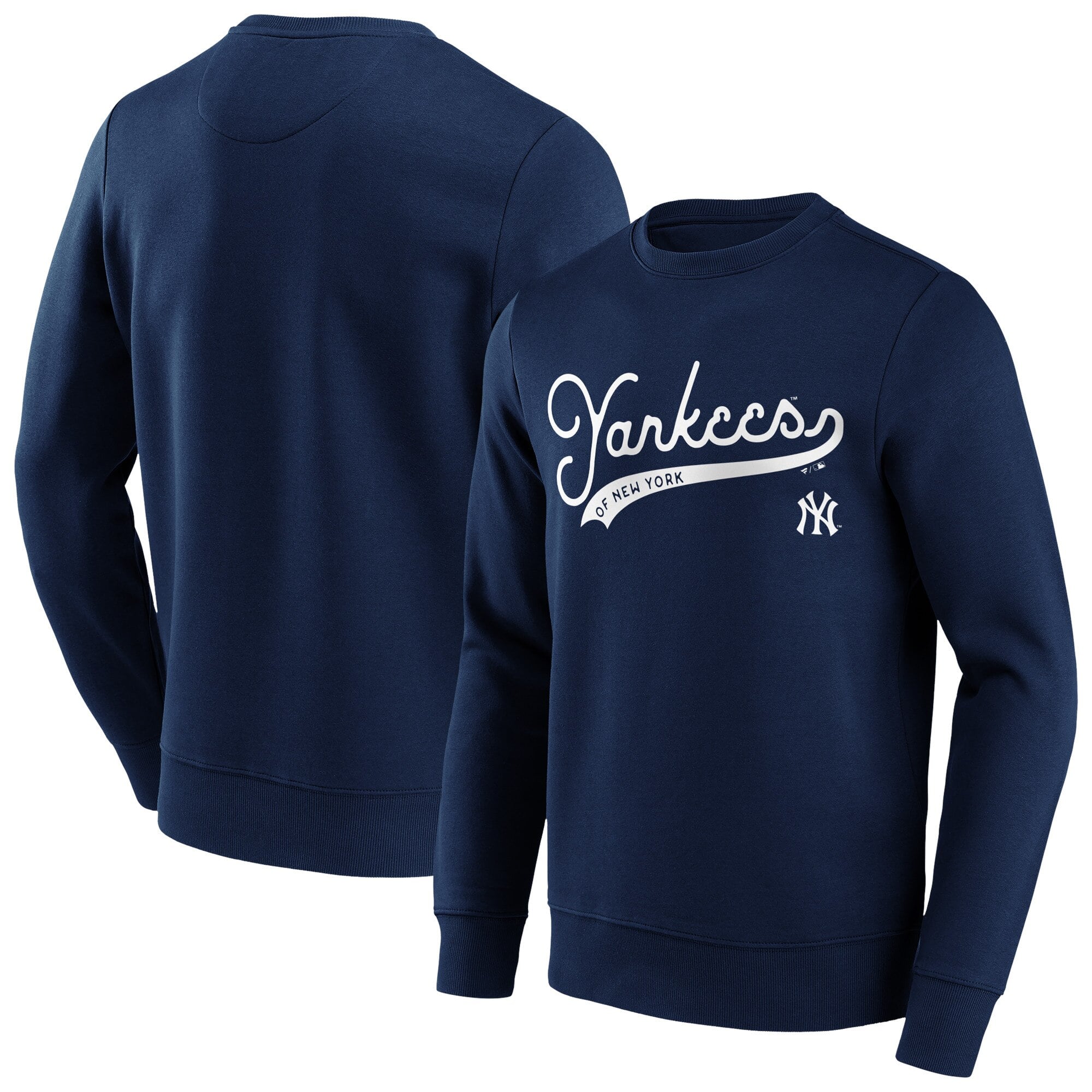 Felpa girocollo con ciondolo retrò dei New York Yankees - Uomo