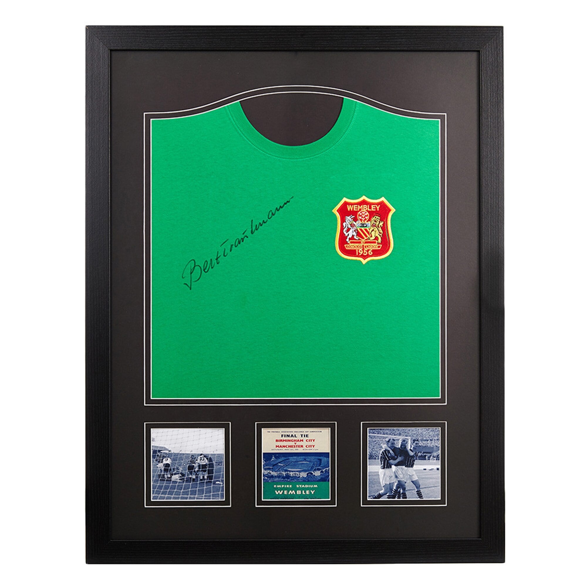 Camicia autografata da Bert Trautmann - Incorniciato
