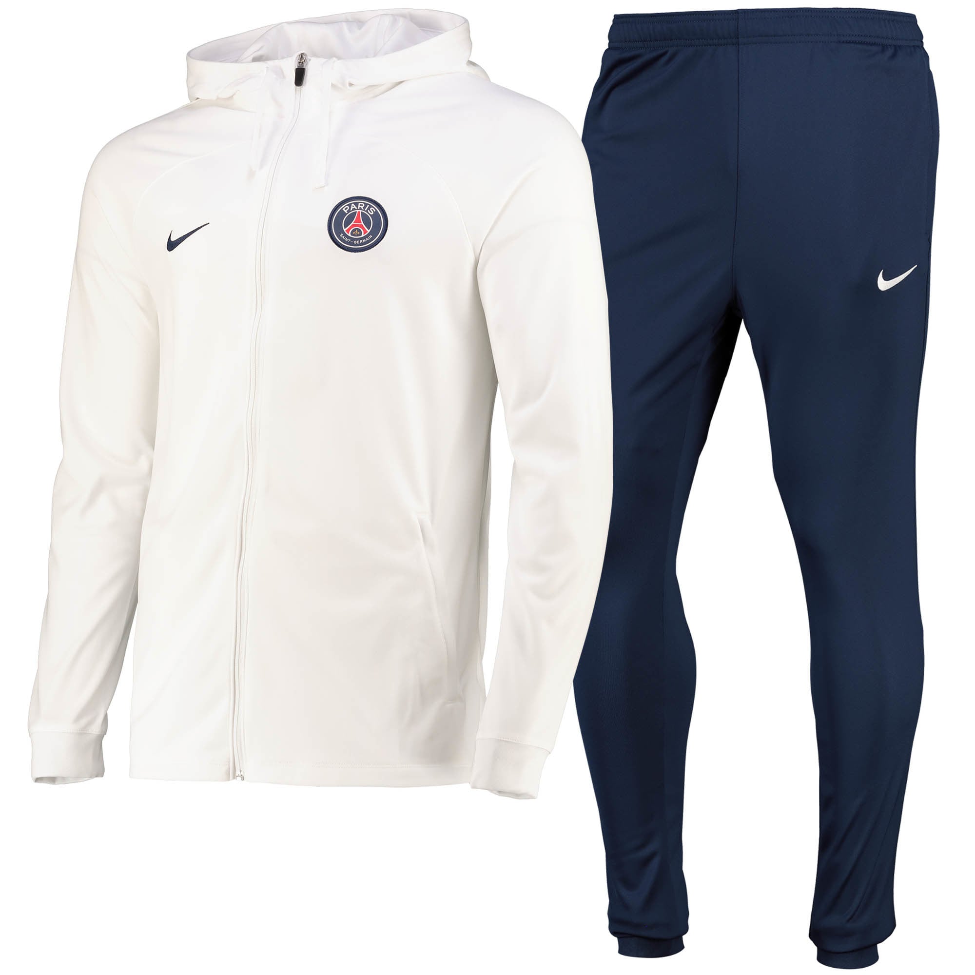 Paris Saint-Germain Strike Tracksuit With Hood - White