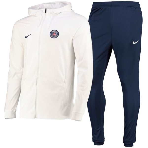 Survêtement à capuche Paris Saint-Germain Strike - Blanc