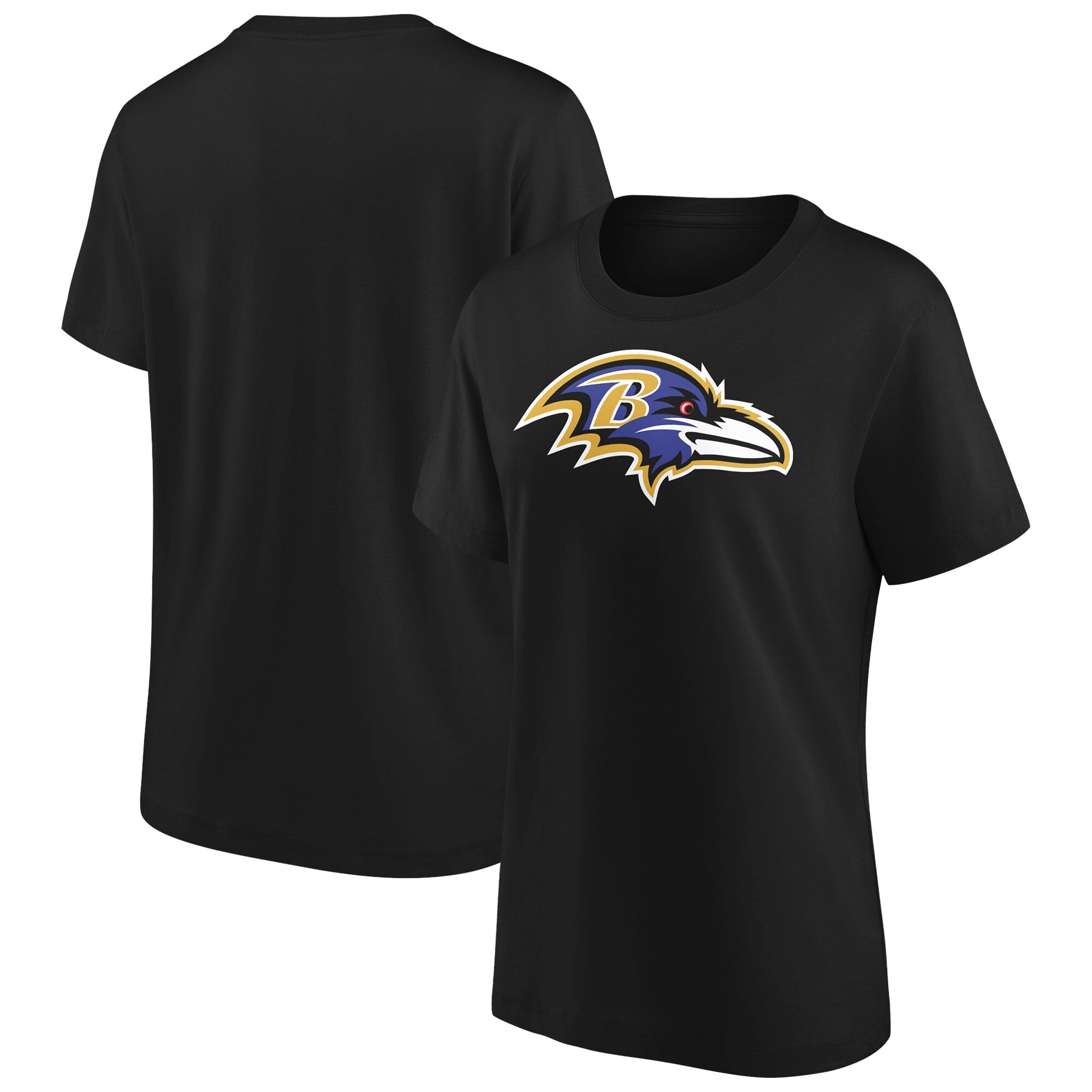 Camiseta con gráfico del logotipo principal de los Baltimore Ravens - Mujer