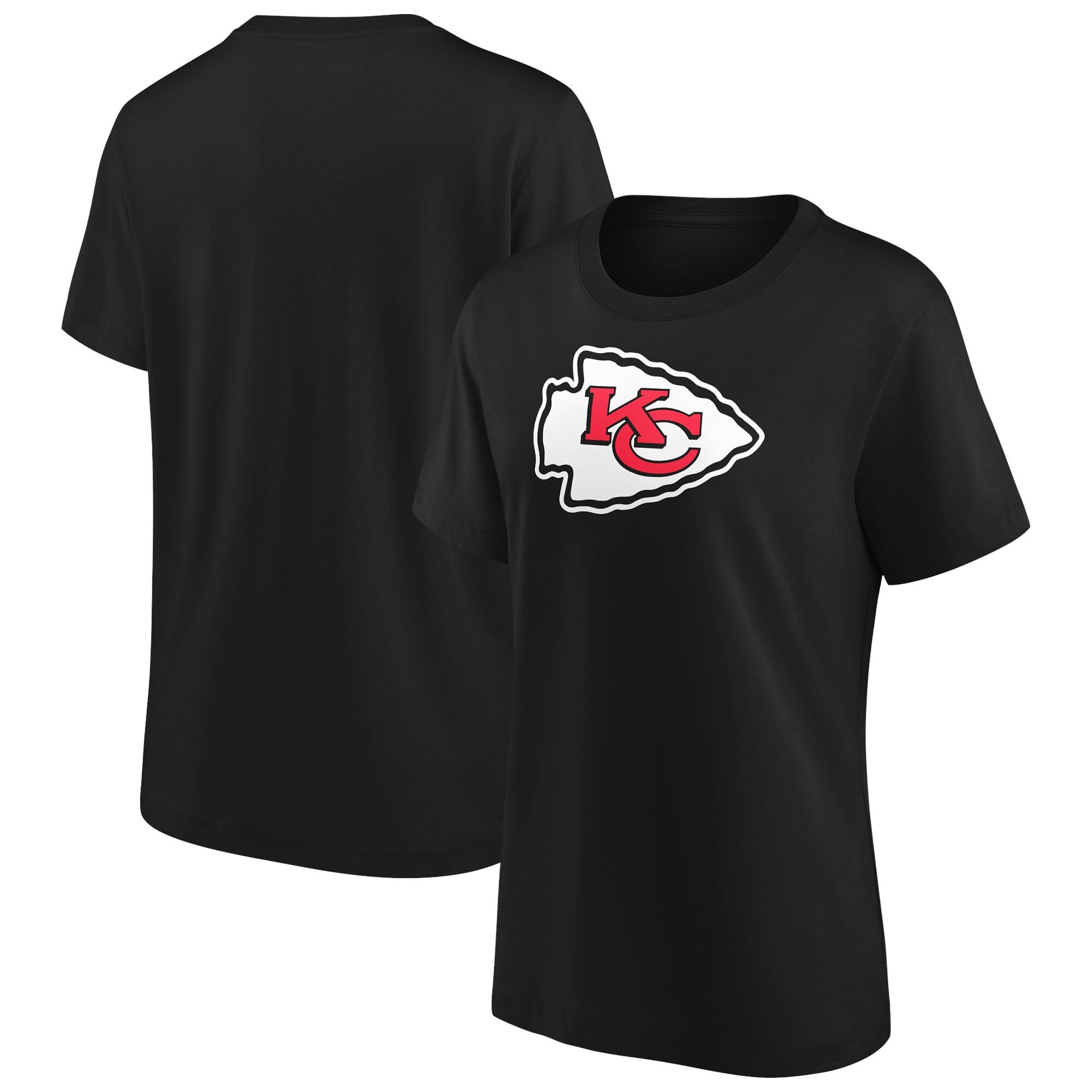 Camiseta con gráfico del logotipo principal de Kansas City Chiefs - Mujer