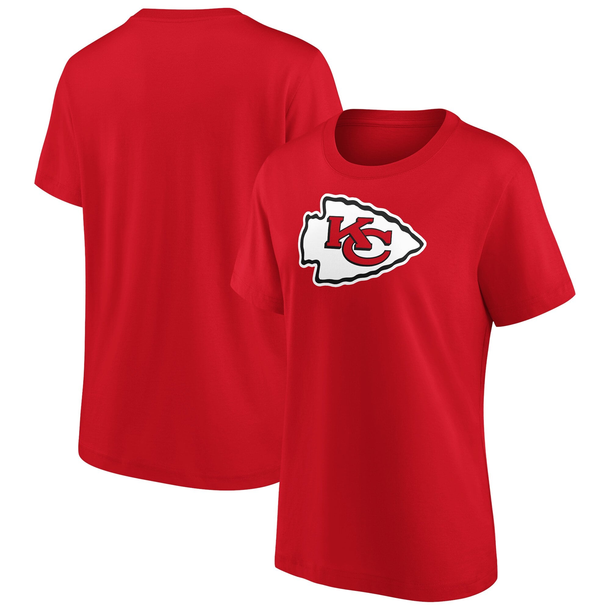 Camiseta con gráfico del logotipo principal de Kansas City Chiefs - Mujer