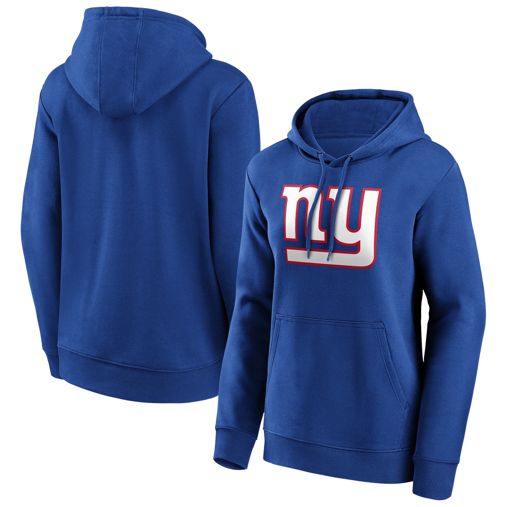 Sudadera con capucha y gráfico del logotipo principal de los New York Giants - Mujer