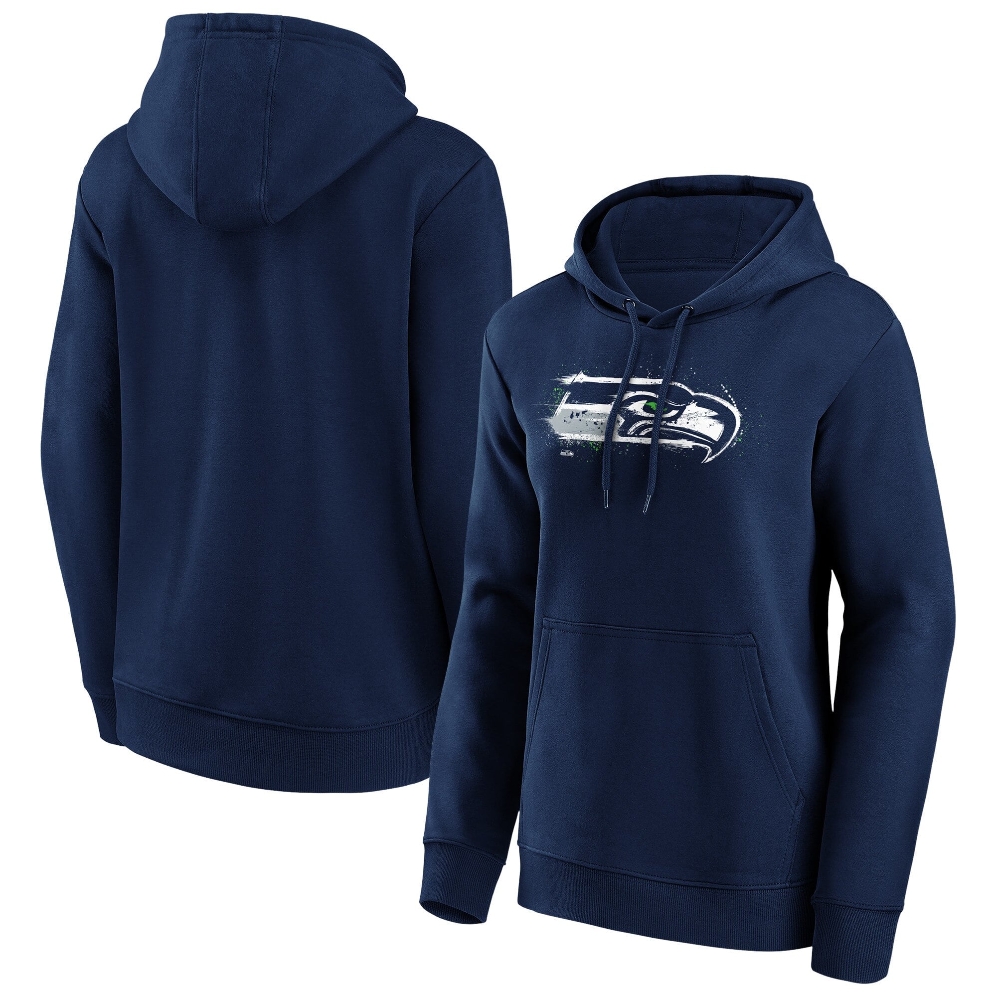 Sudadera con capucha Seattle Seahawks Splatter Graphic - Mujer