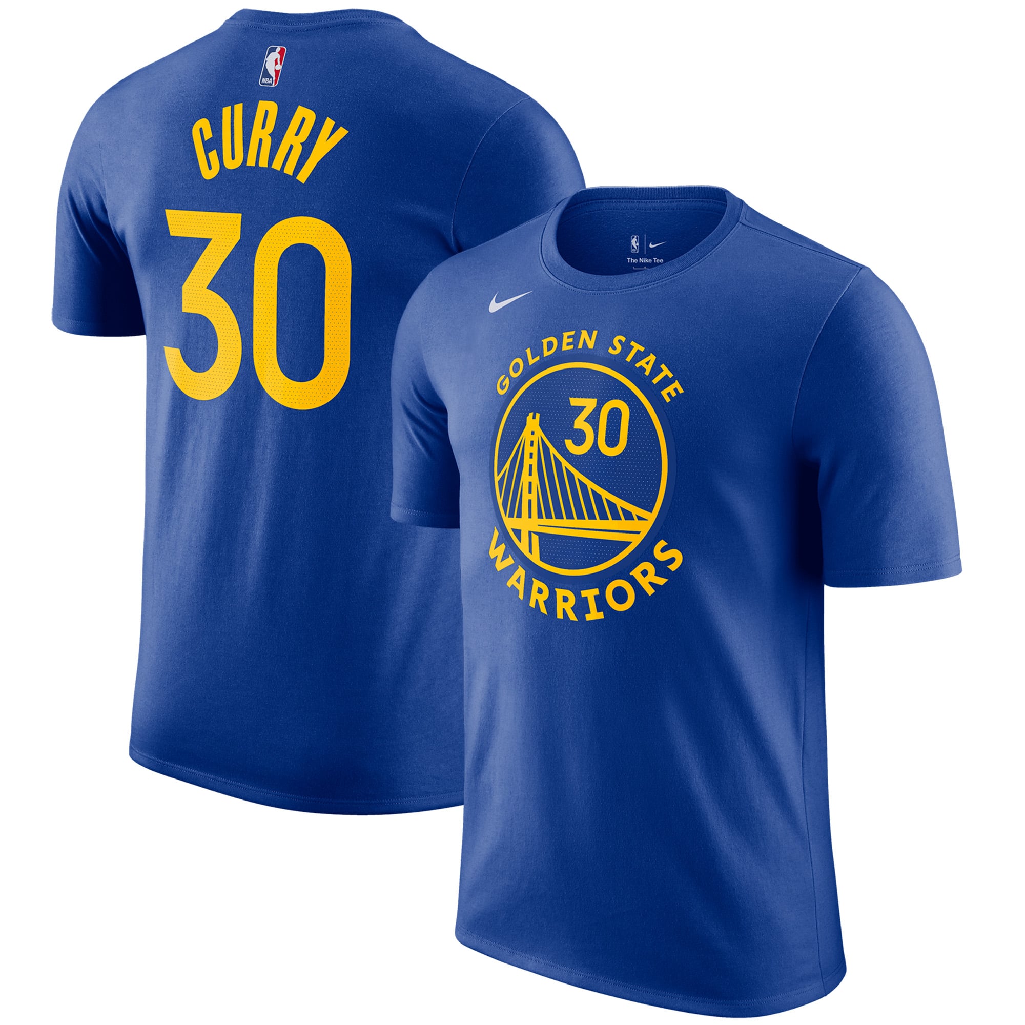 Camiseta Nike con icono de nombre y número de los Golden State Warriors - Stephen Curry - Hombres
