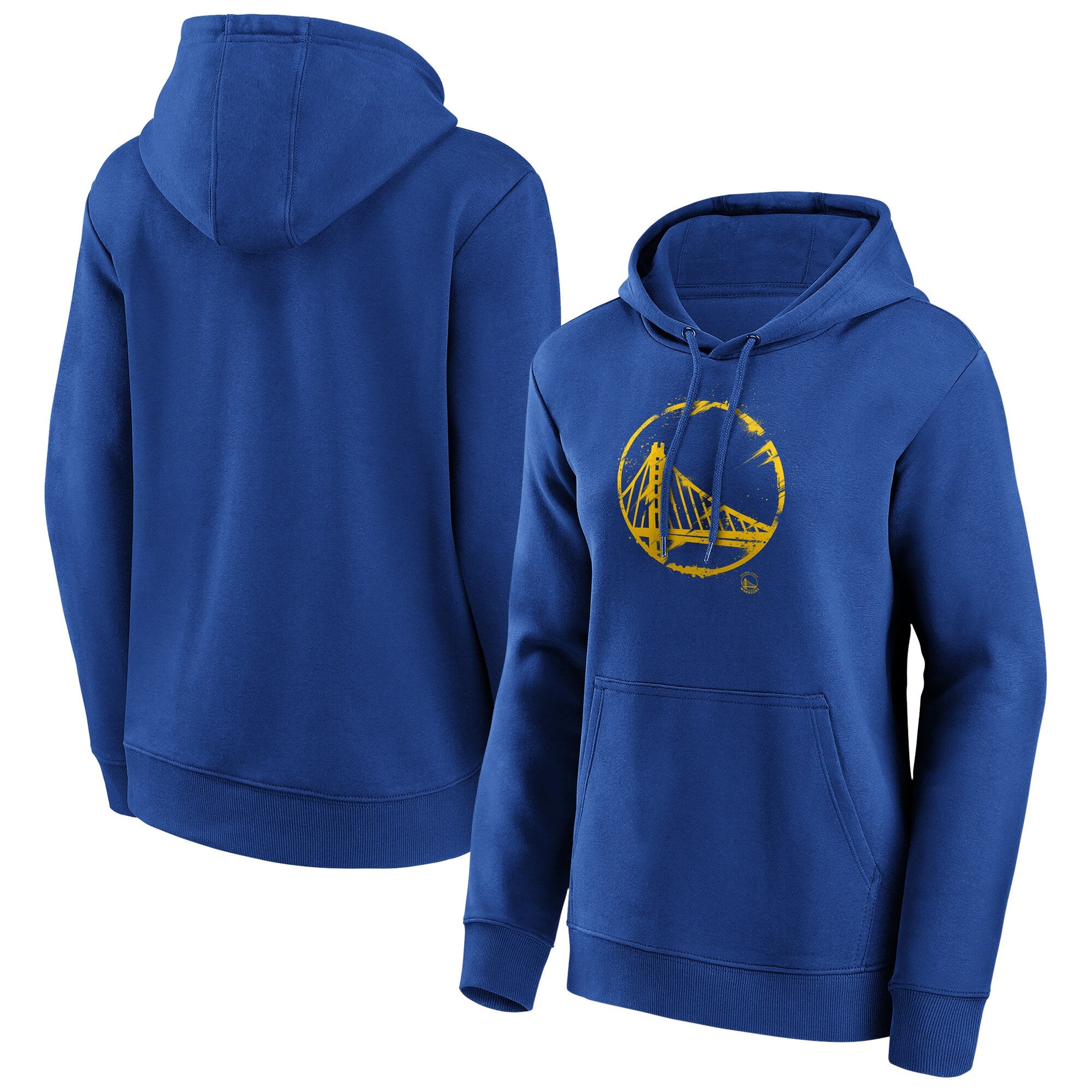 Felpa con cappuccio con grafica splatter di Golden State Warriors Fanatics - Donna