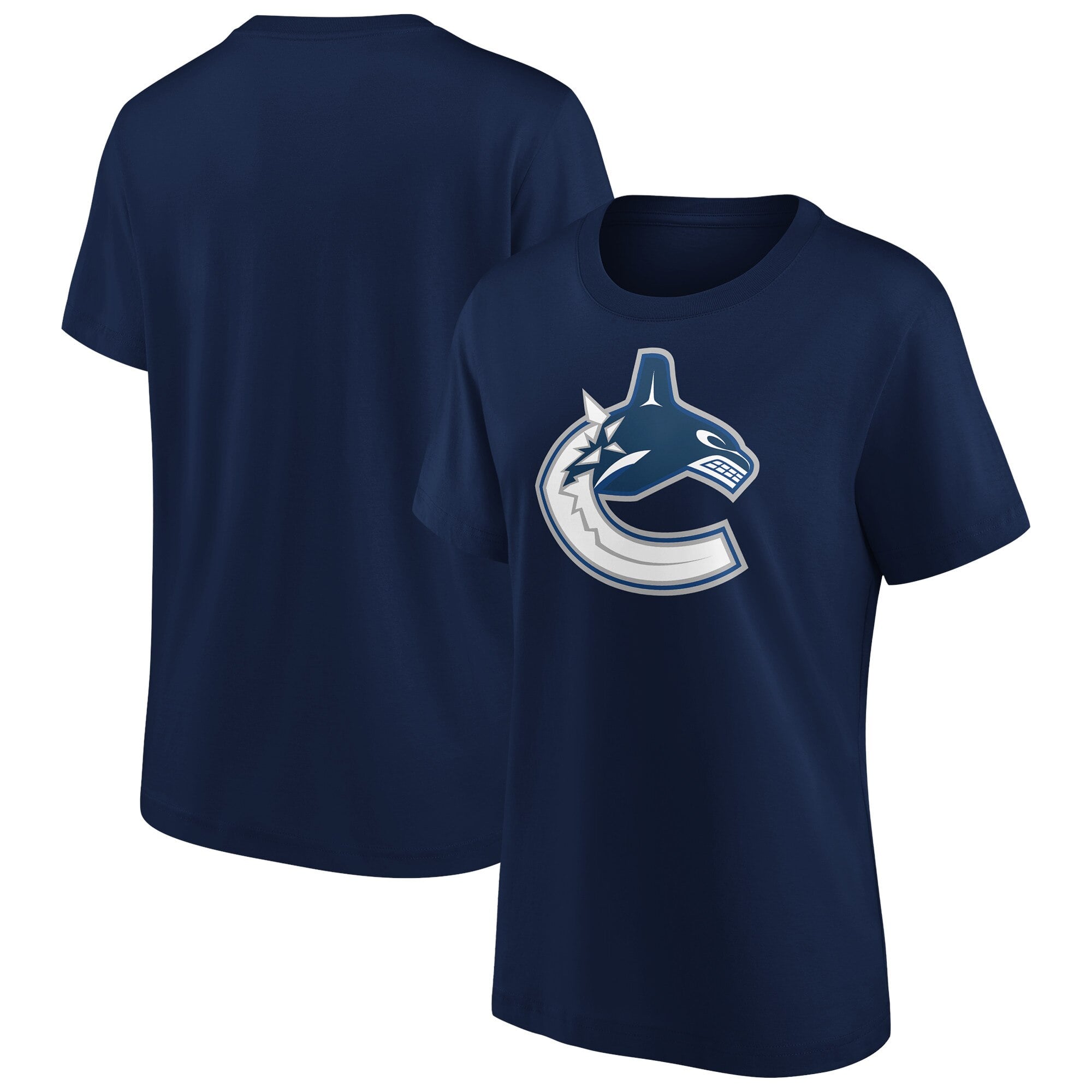 Vancouver Canucks Primary Logo Graphic T-Shirt – Womens