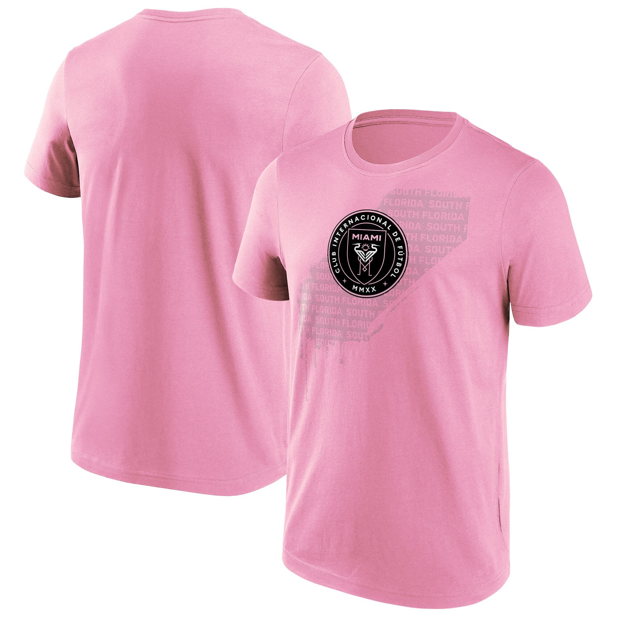 Inter Miami CF Drip Graphic T-Shirt - Pink