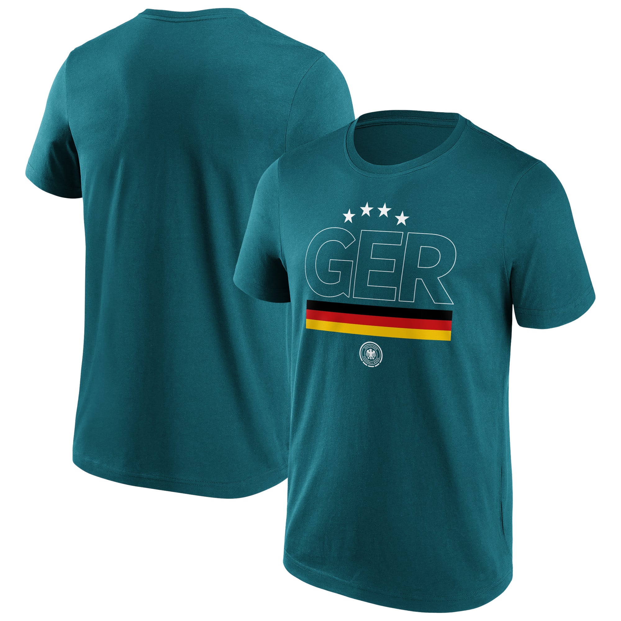 T-shirt graphique DFB Revert - Bleu sarcelle - Homme