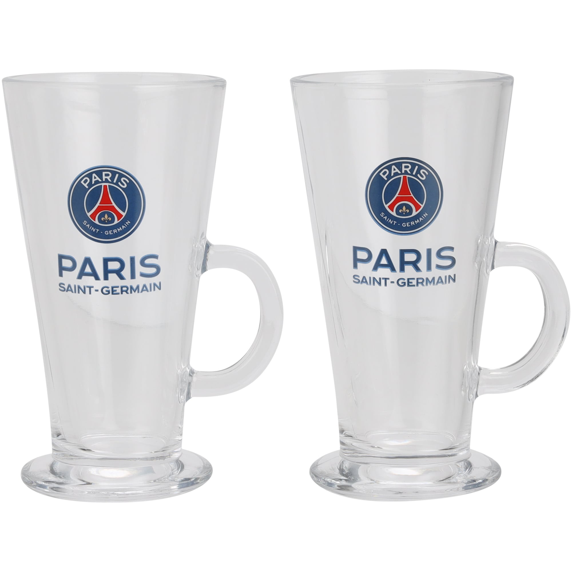 PSG Klarglas-Latte-Becher – 2er-Pack