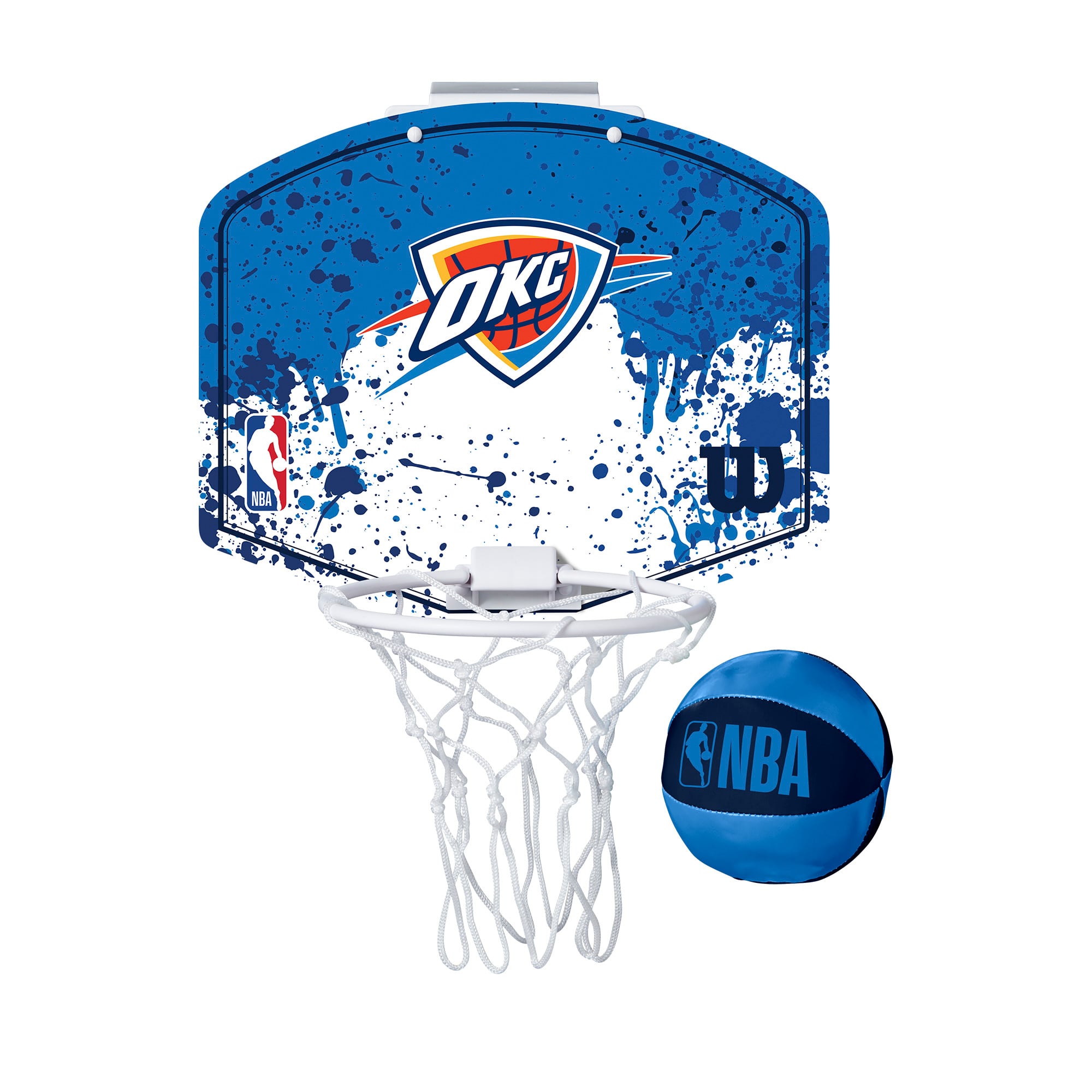 Mini aro del equipo de la NBA Wilson de Oklahoma City Thunder