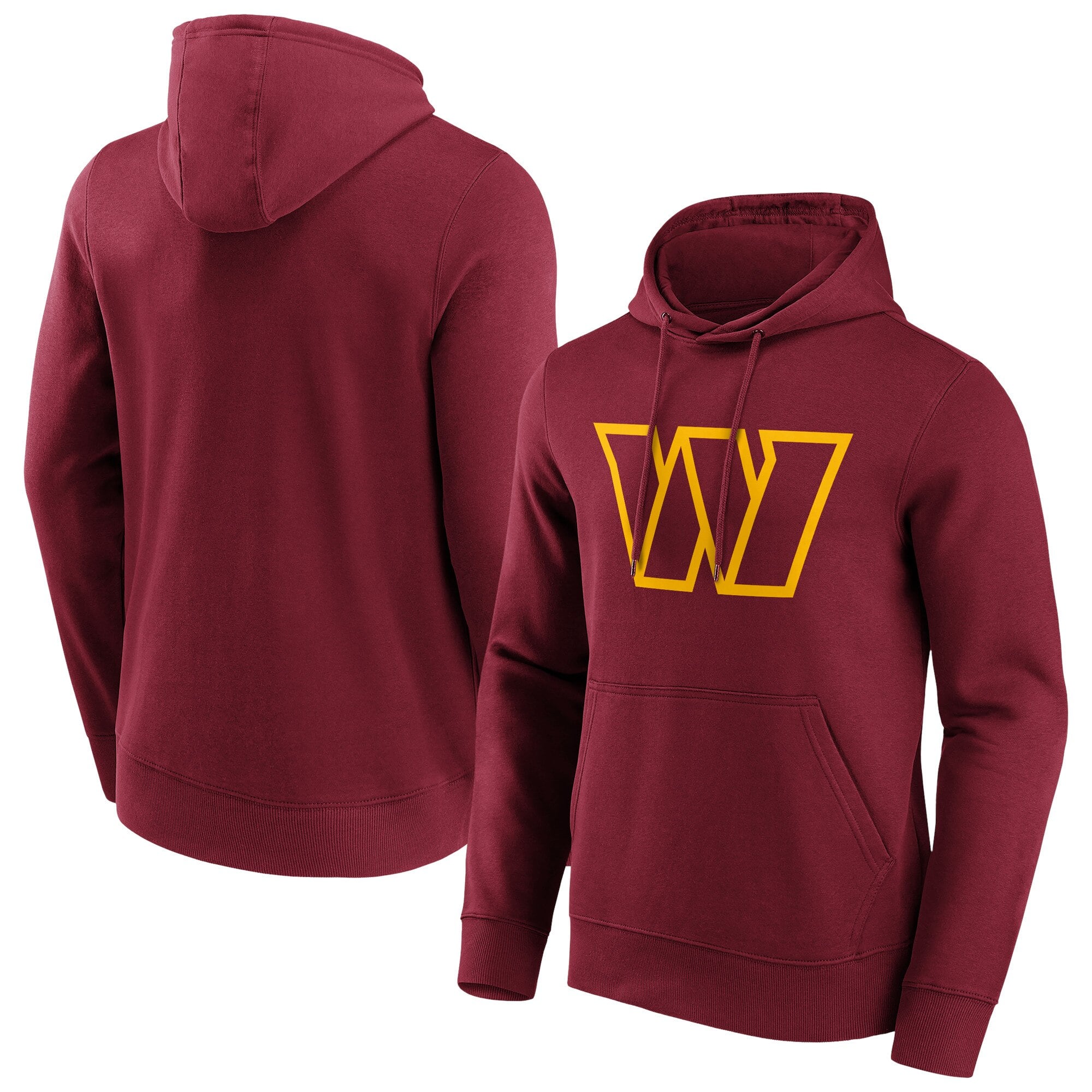 Felpa con cappuccio grafica con logo Washington Commanders Primary - Uomo