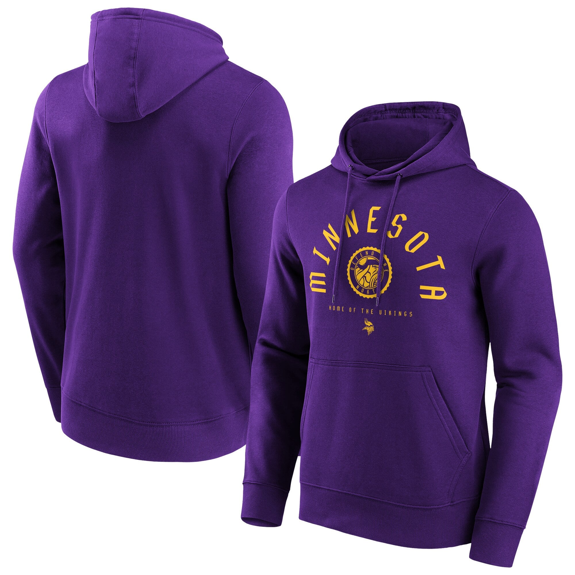 Felpa con cappuccio Minnesota Vikings College Stamp - Uomo