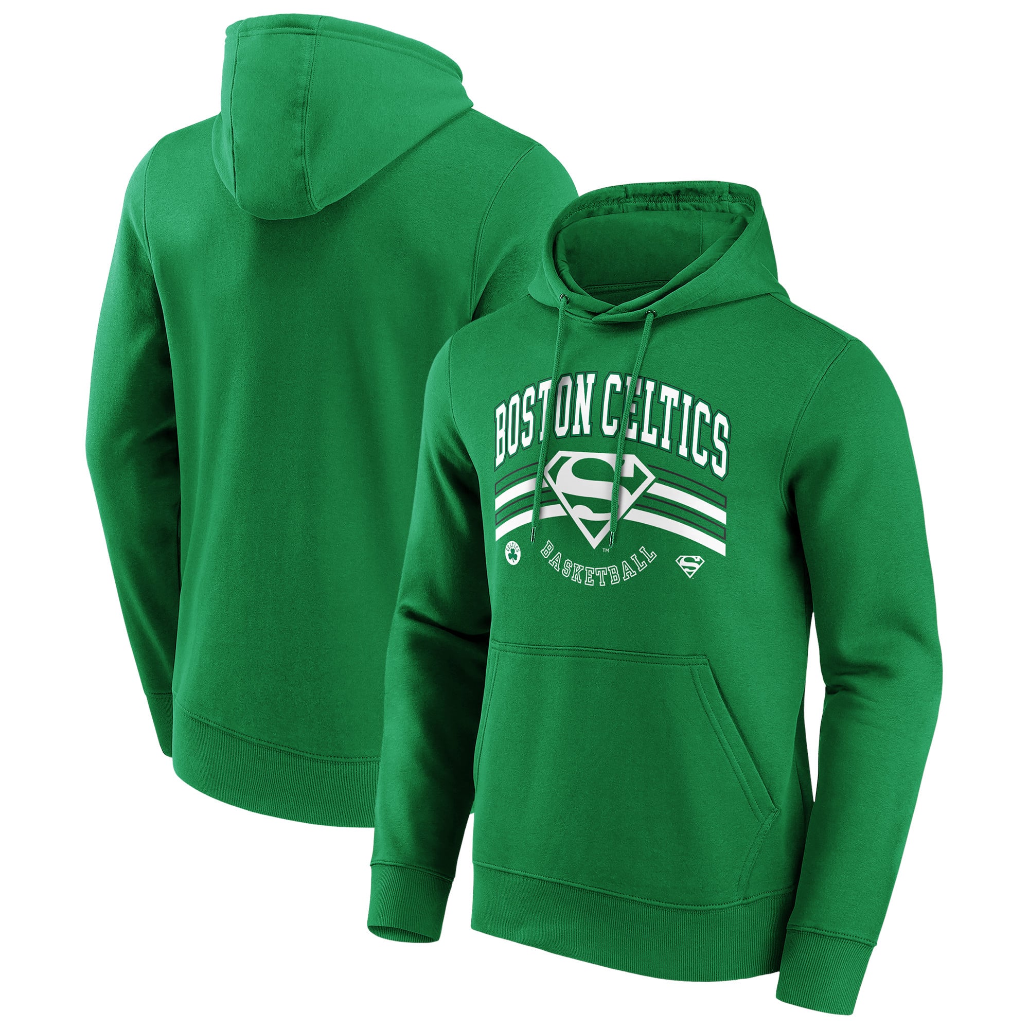 Boston Celtic Felpa con Cappuccio Basketball Superman DC - Uomo