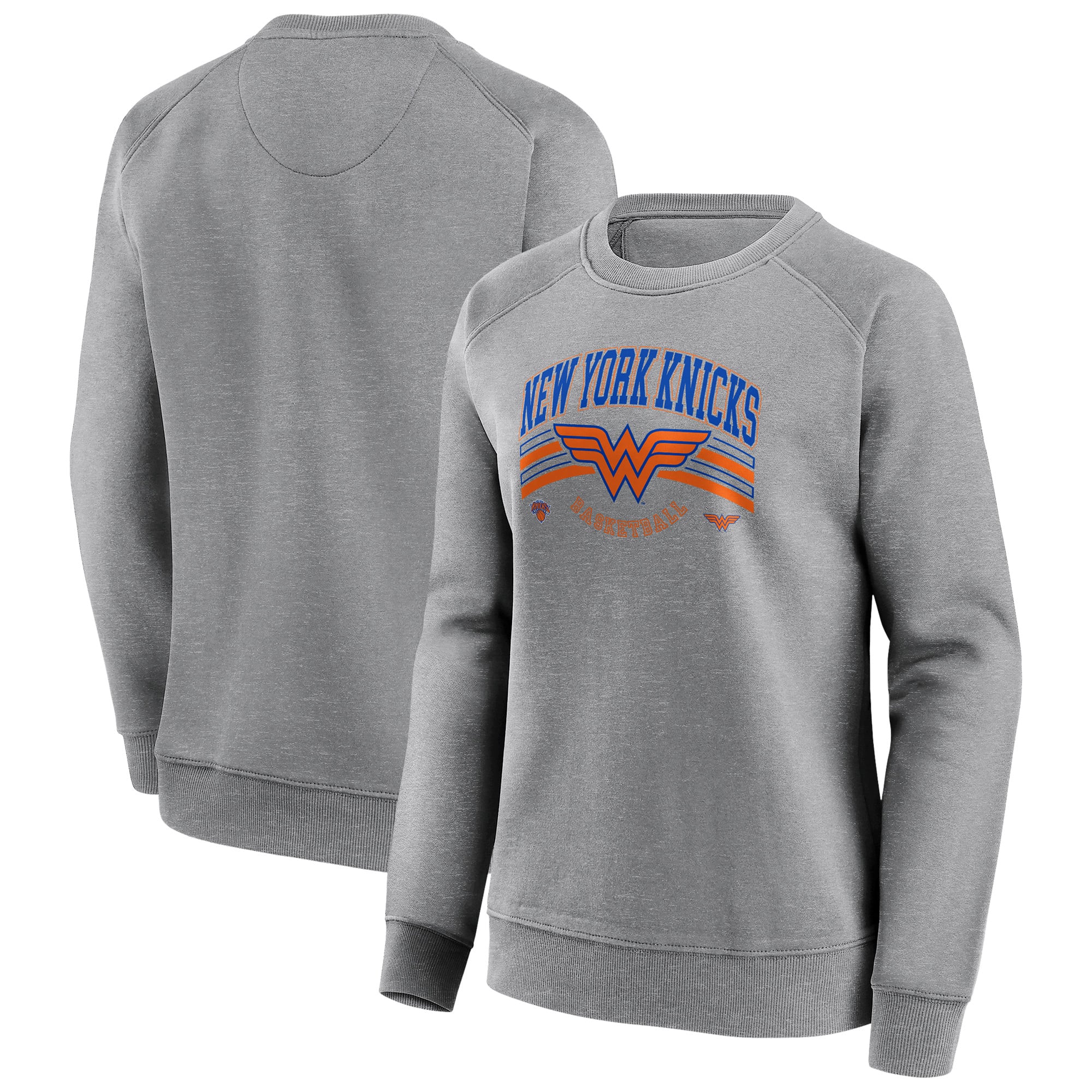 New York Knicks DC Wonder Women Basketball Graphic Crew Sweatshirt – Damen