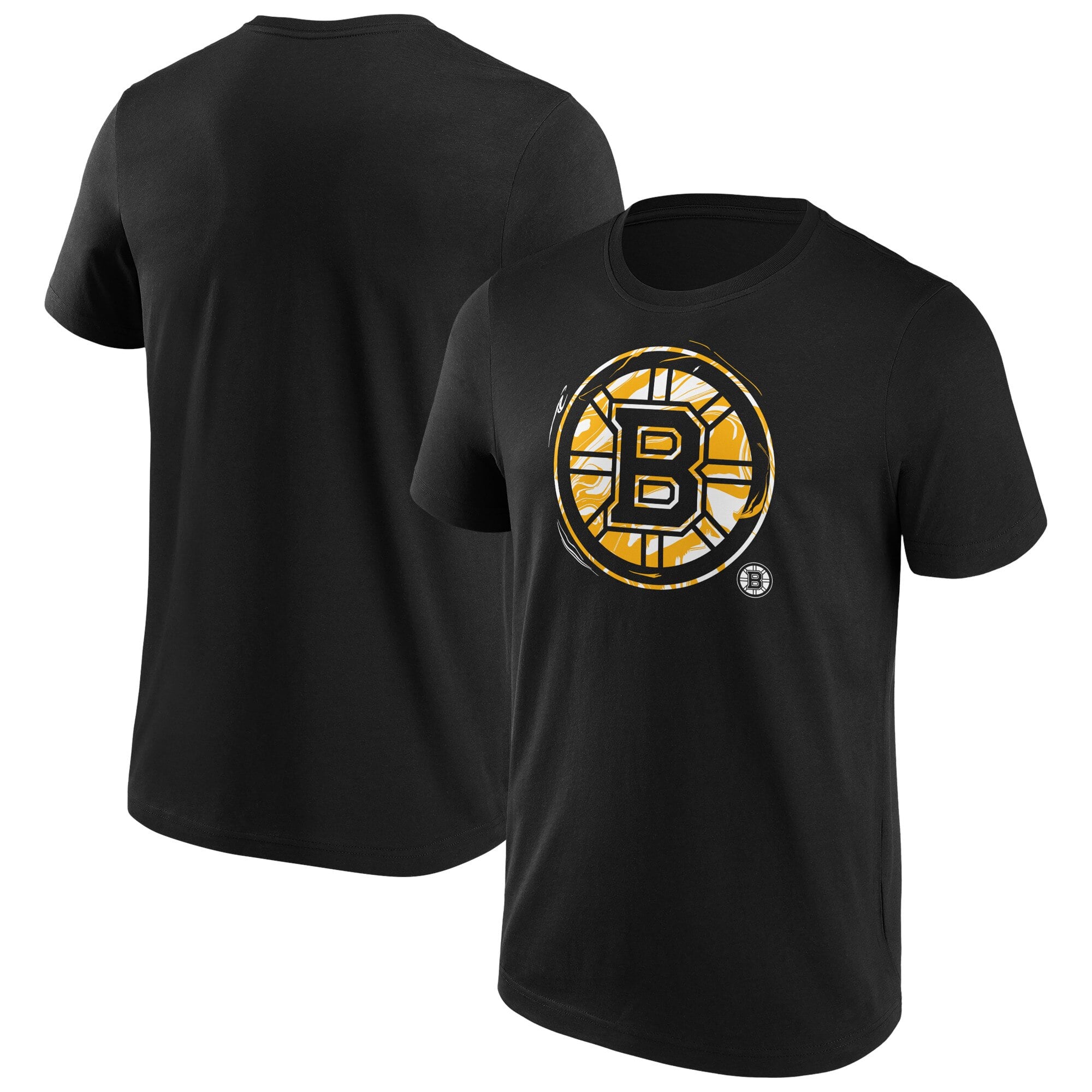 Boston Bruins Marble T-Shirt - Mens