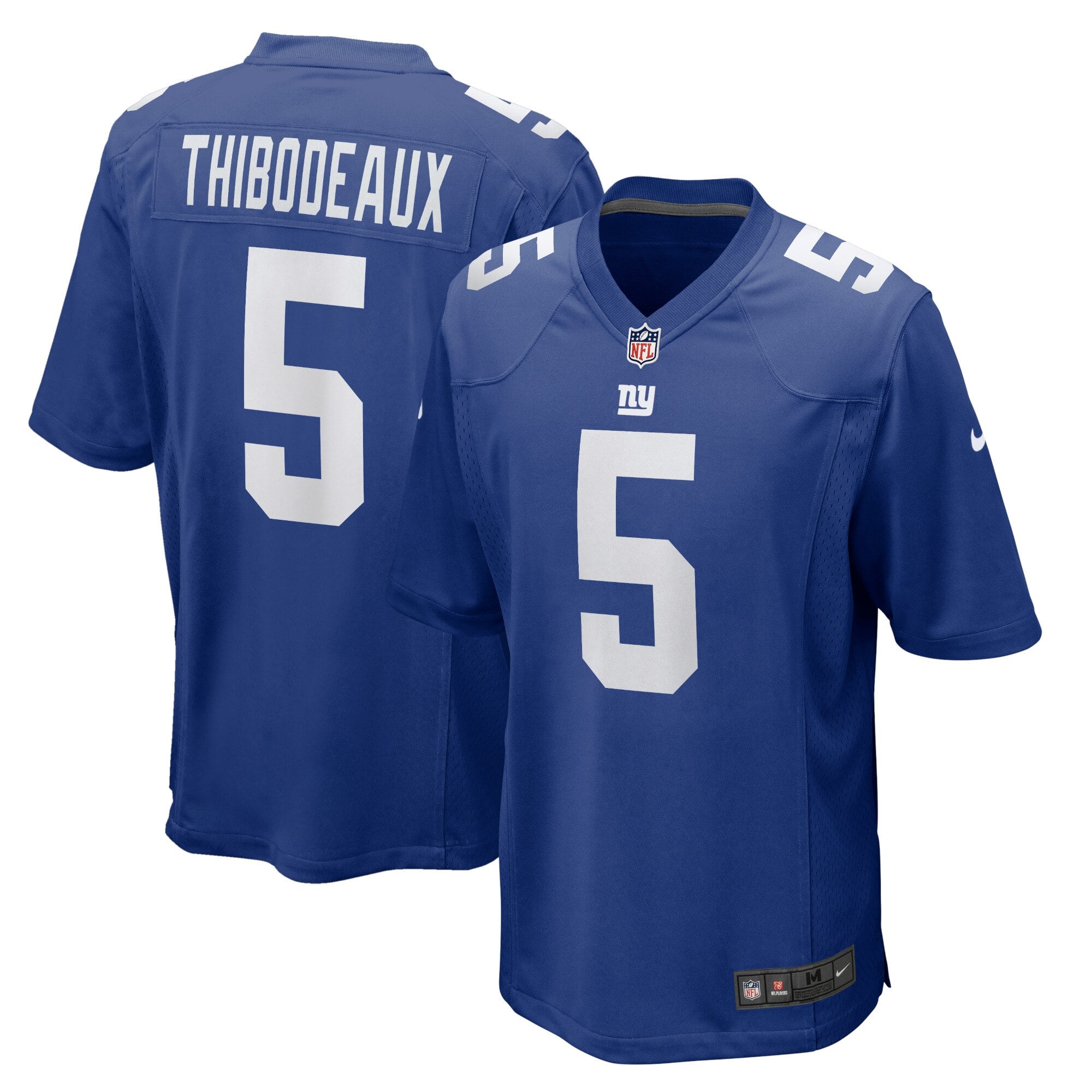 Camiseta Nike Game de la 1ª equipación del New York Giants - Azul Real - Kayvon Thibodeaux - Hombre