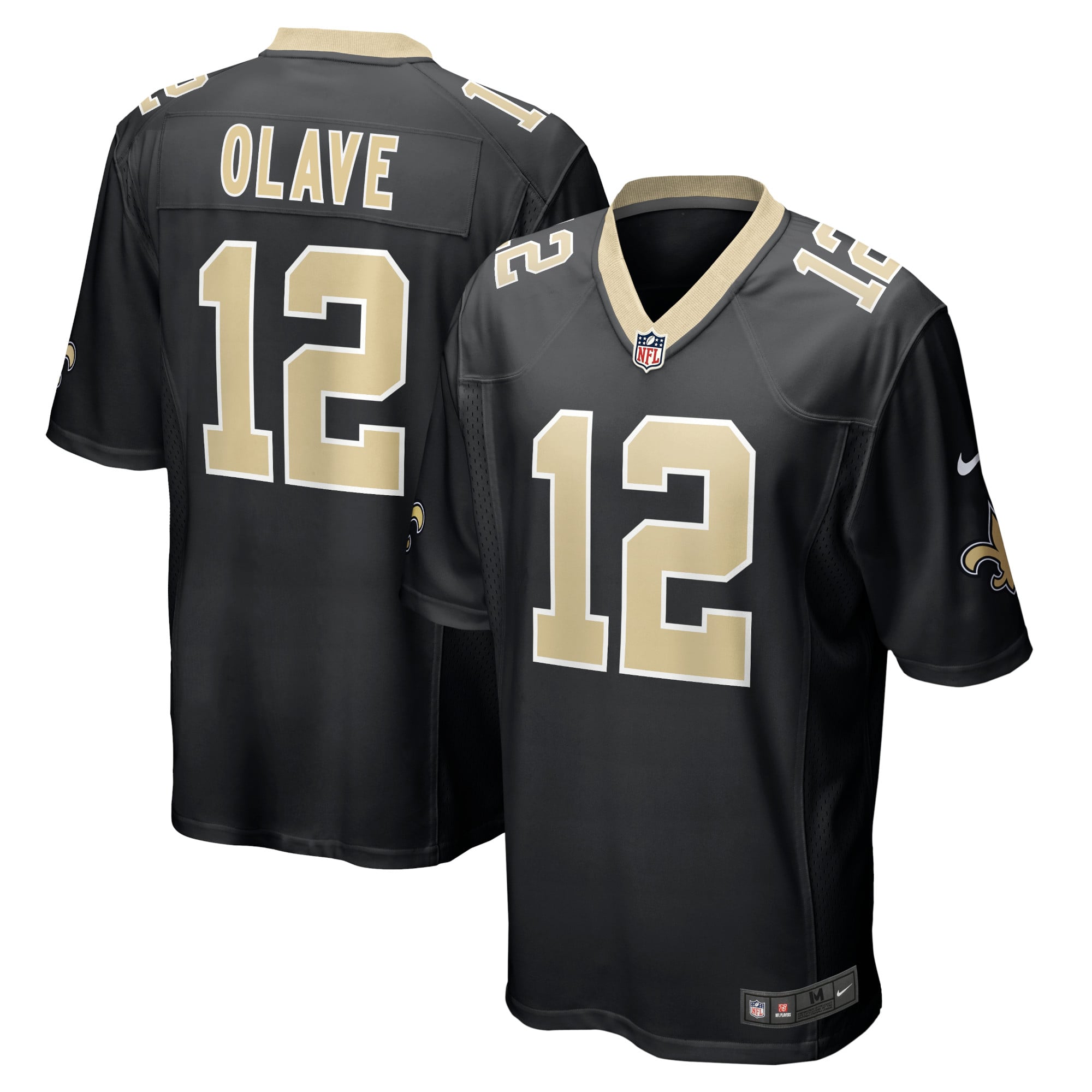 Camiseta Nike Game de la 1ª equipación del New Orleans Saints - Negro - Chris Olave - Hombre