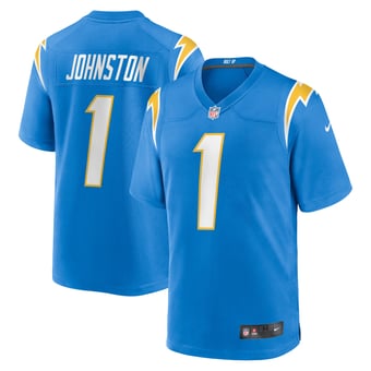 Los Angeles Chargers Nike Home Game Jersey - Powder Blue - Quentin Johnston - Mens