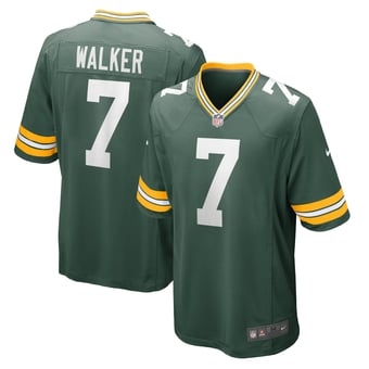 Green Bay Packers Nike Home Game Jersey - Green - Quay Walker - Mens