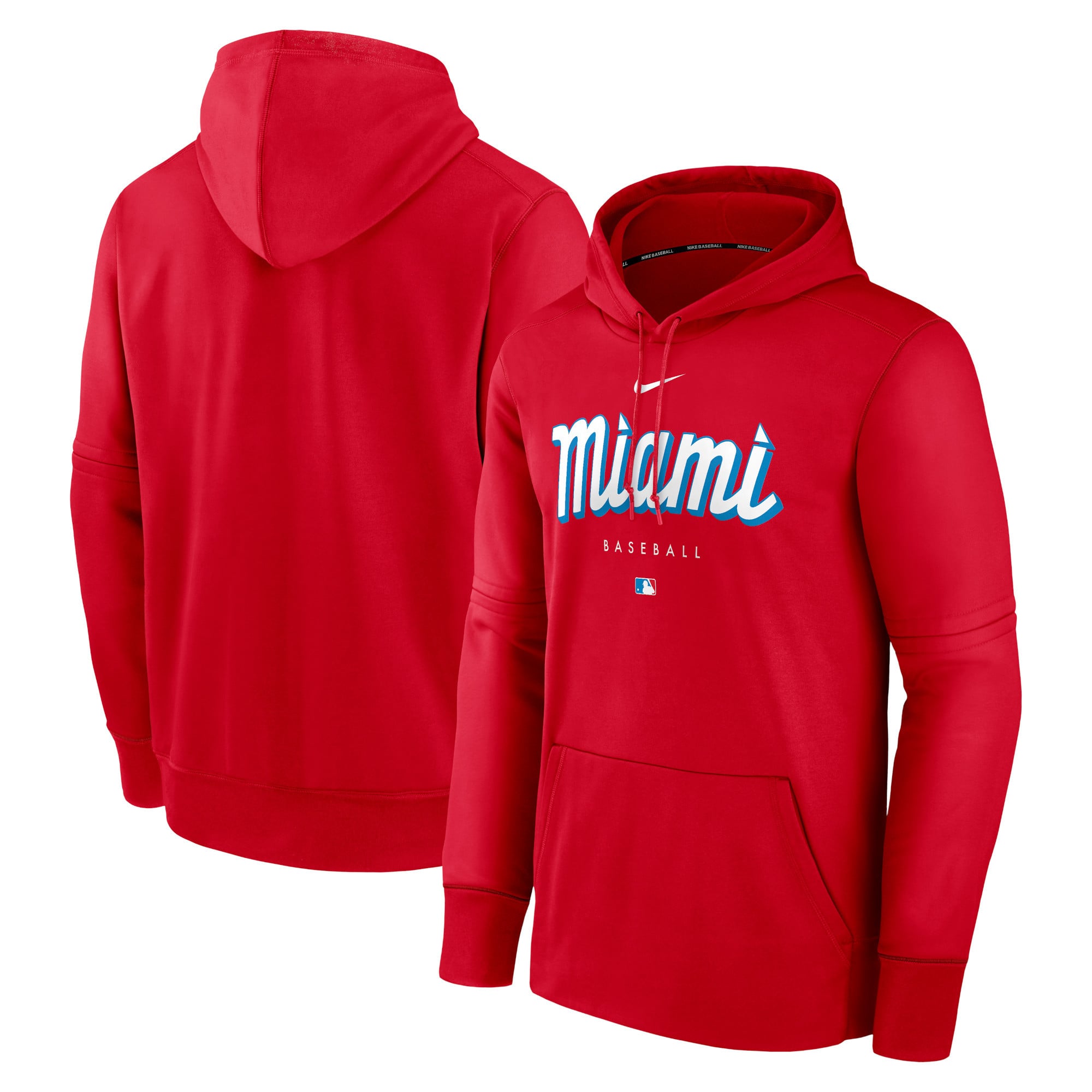 Miami Marlins Nike City Connect Therma Hoodie – Mens Miami Marlins Nike City Connect Therma Hoodie – Mens