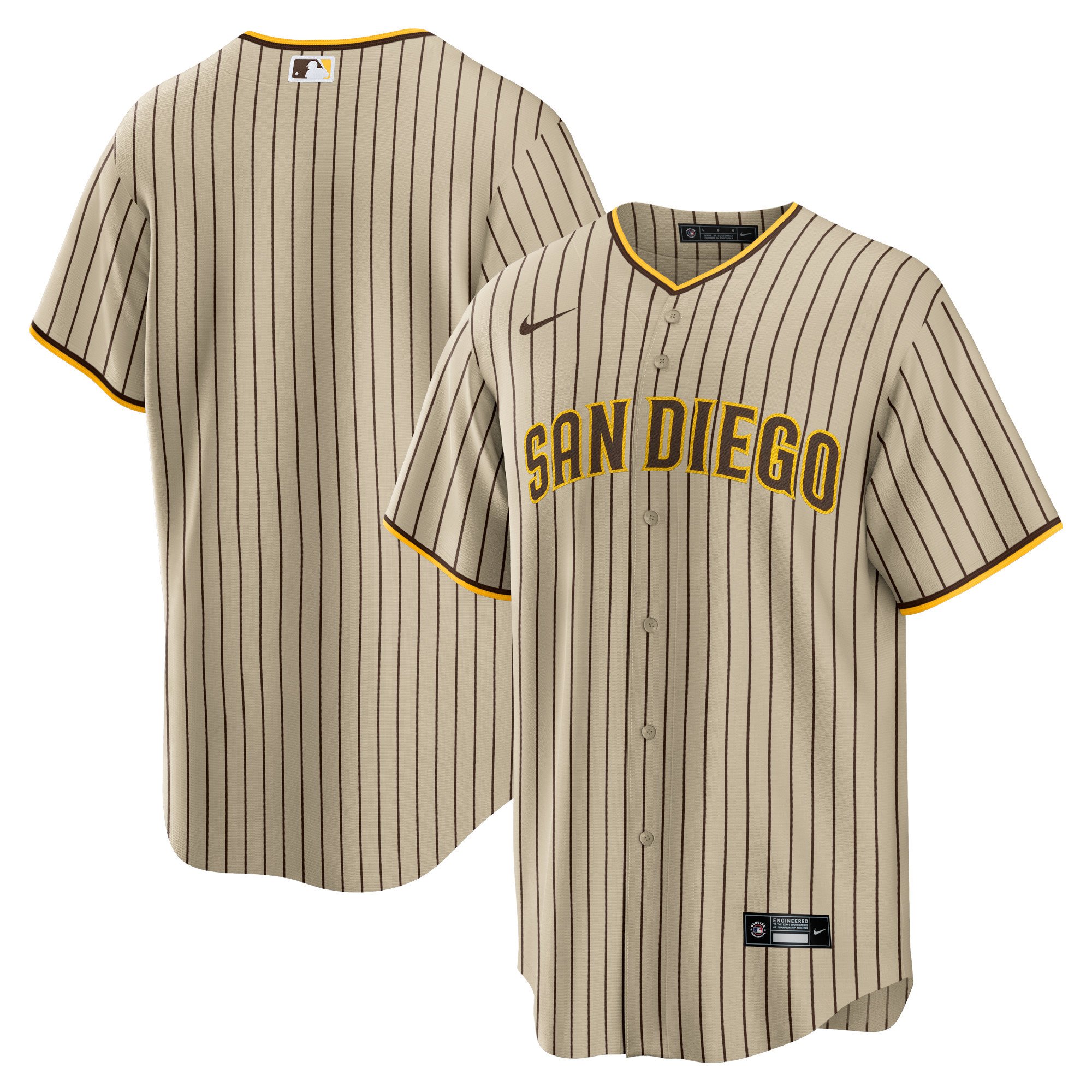 San Diego Padres Nike Official Replica Alternate Jersey – Mens