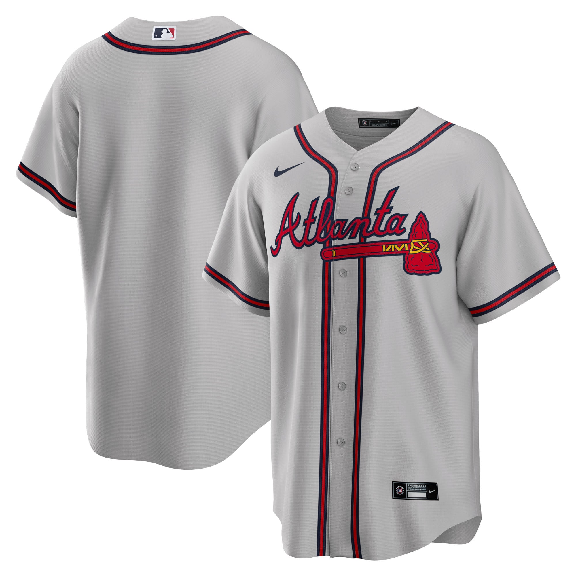 Atlanta Braves Nike Official Replica Road Jersey – Mens Atlanta Braves Nike Official Replica Road Jersey – Mens