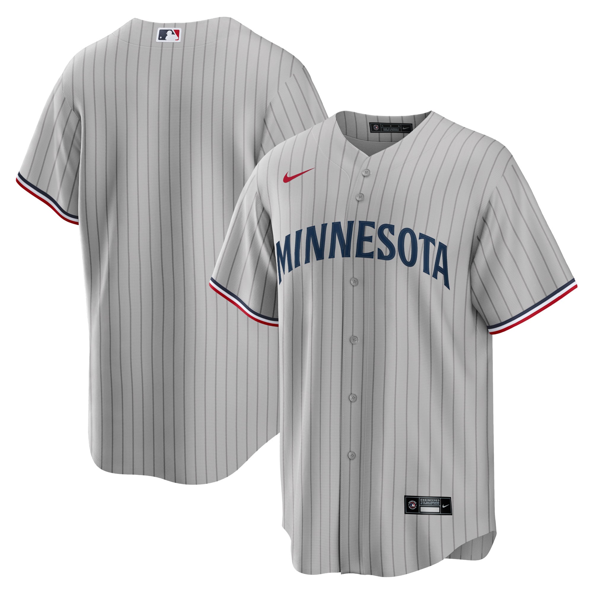 Minnesota Twins Nike Official Replica Road Jersey – Mens