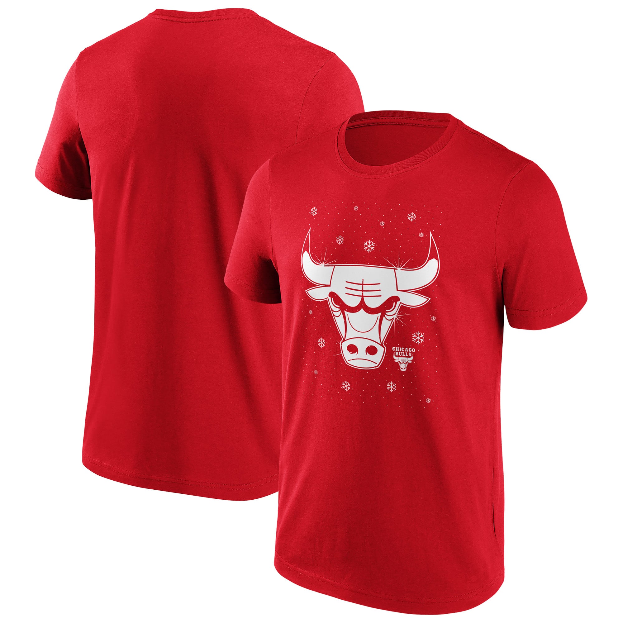 T-shirt graphique de Noël Sparkle des Chicago Bulls - Hommes