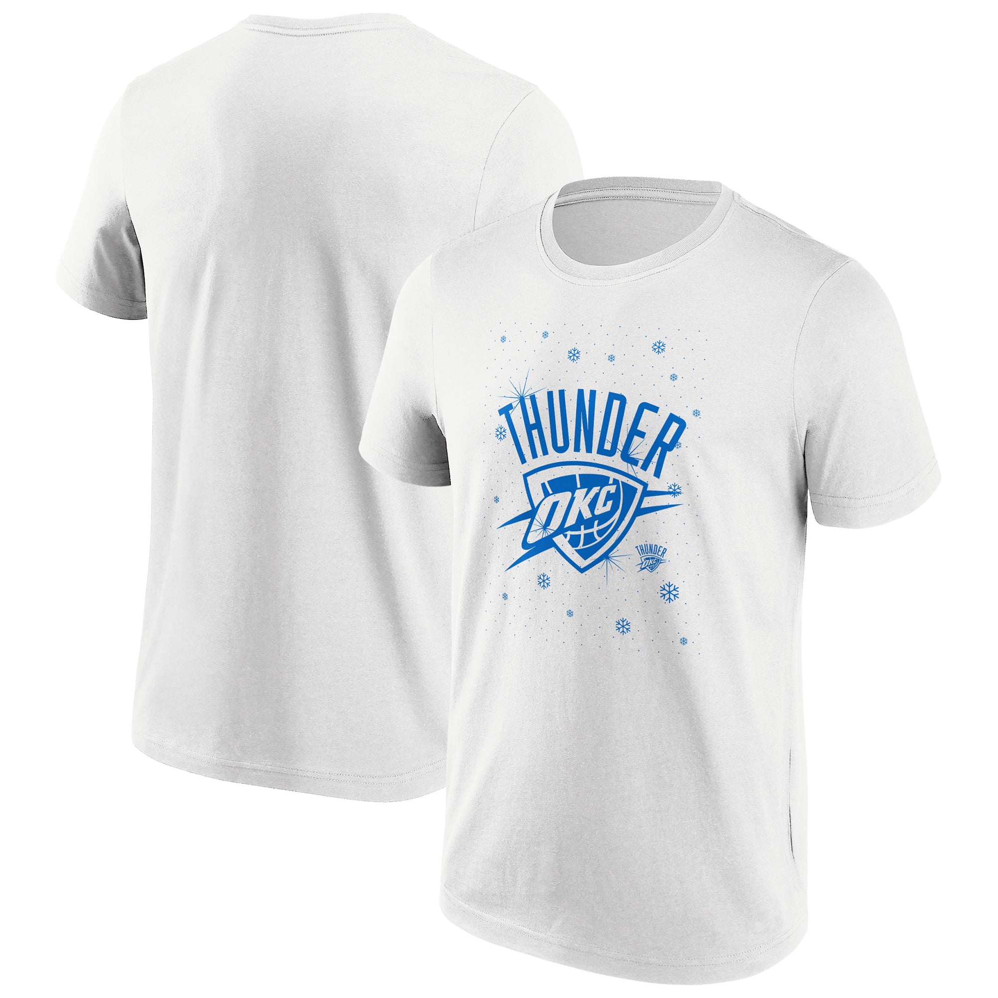 Camiseta con gráfico navideño de Oklahoma City Thunder Sparkle - Hombre