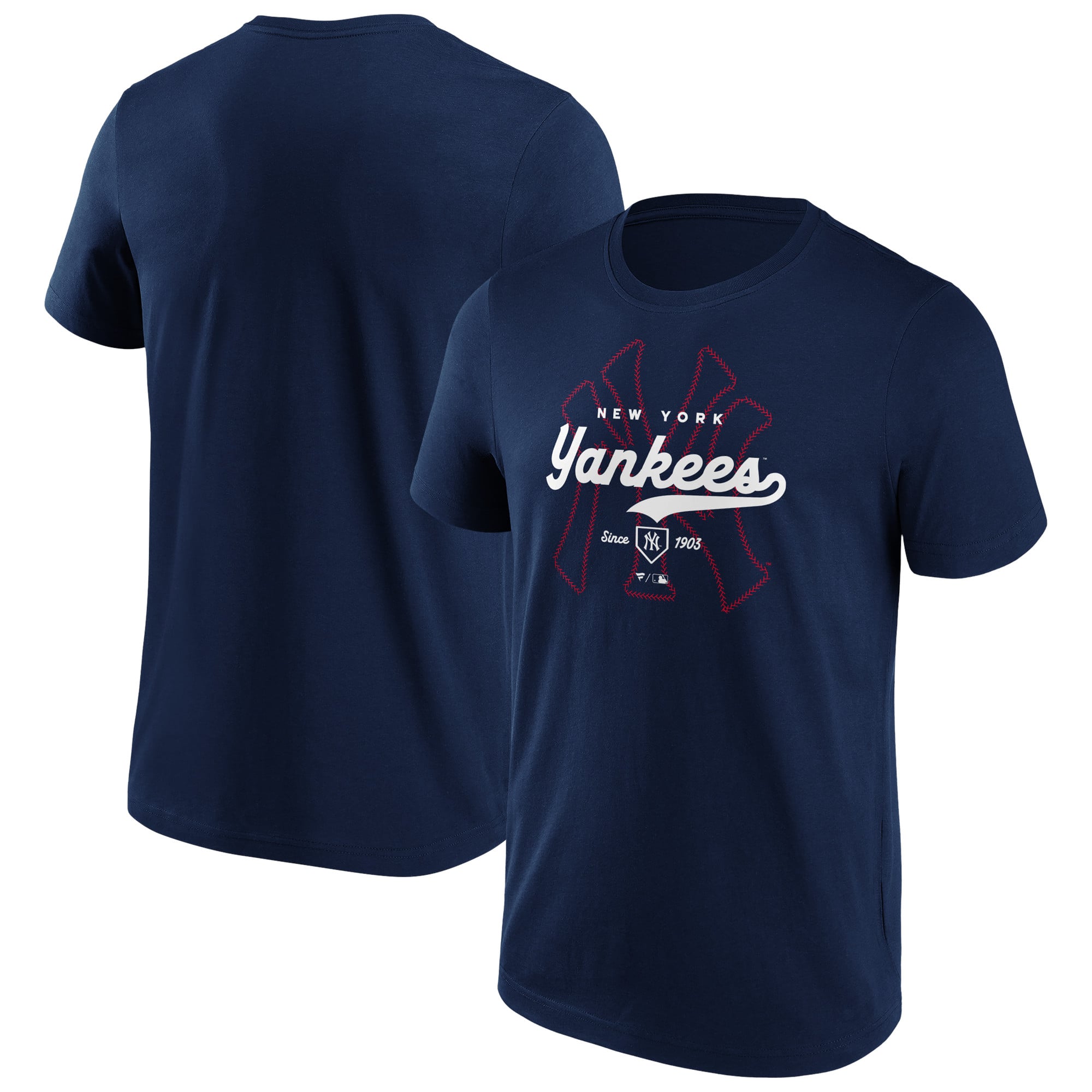New York Yankees Legacy Stitch Graphic T-Shirt - Mens